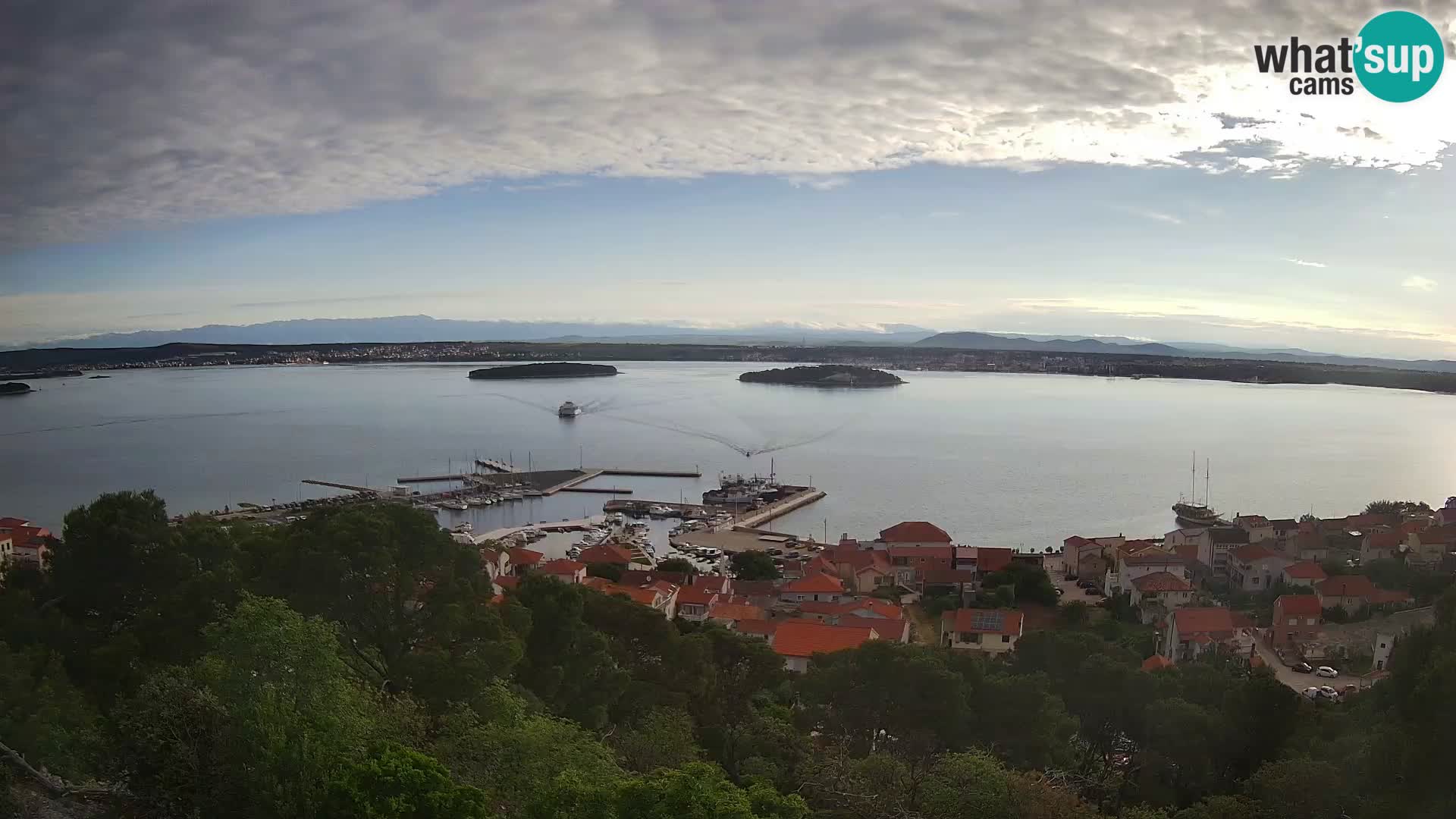 Tkon – Kalvaria – vista del canal de Pašman