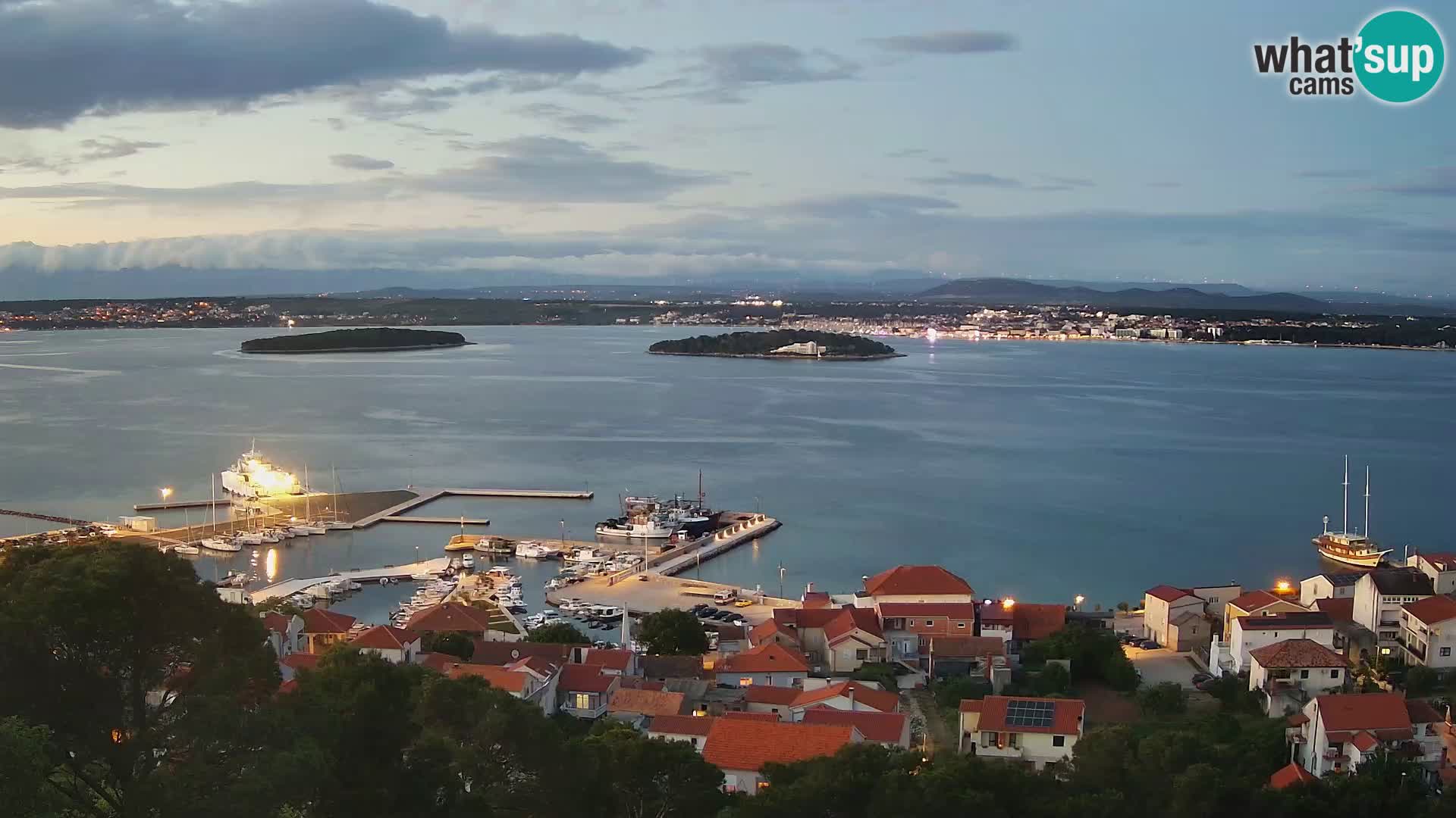 Tkon – Kalvarija – pogled na Pašmanski kanal