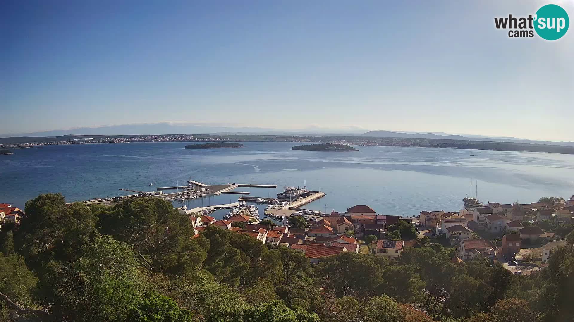 Tkon – Kalvaria – view of Pašman channel