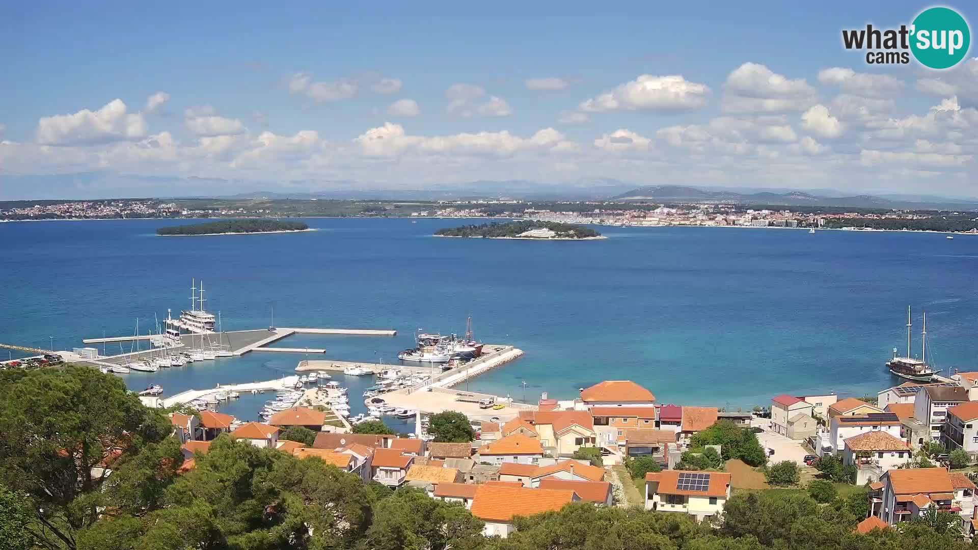Tkon – Kalvaria – panorama del canale di Pašman