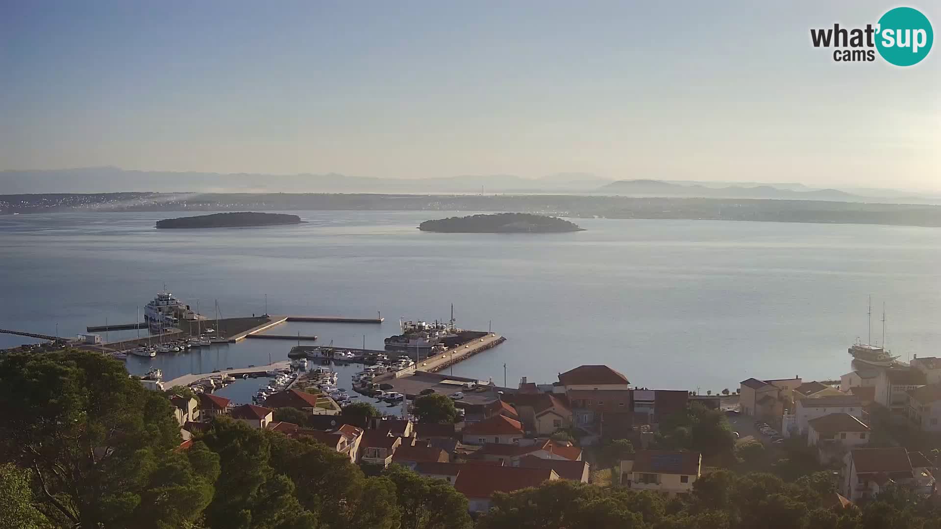 Tkon – Kalvaria – view of Pašman channel