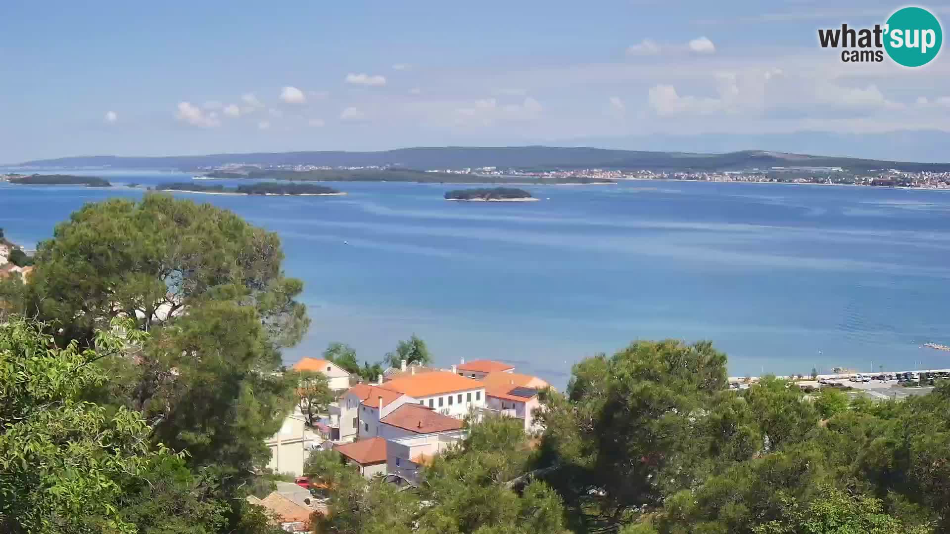 Tkon – Kalvaria – view of Pašman channel