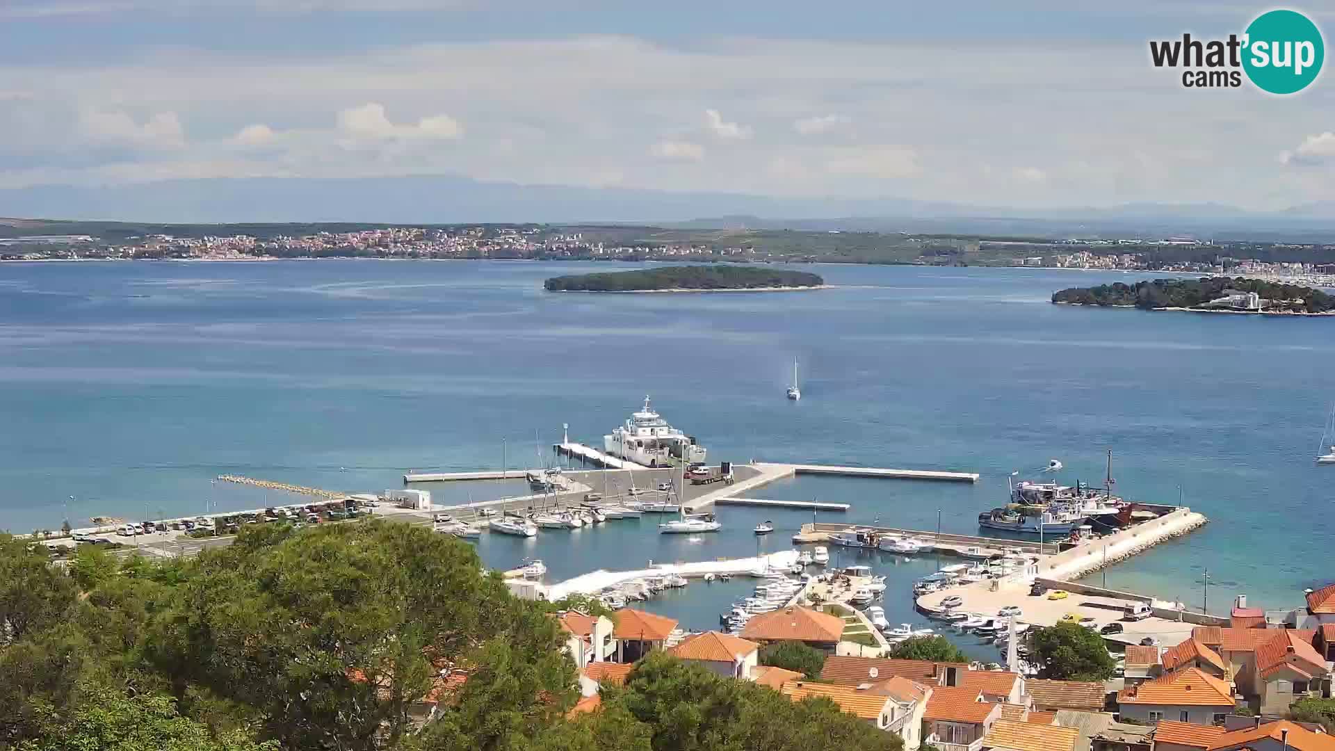 Tkon – Kalvaria – Blick auf Pašman Kanal