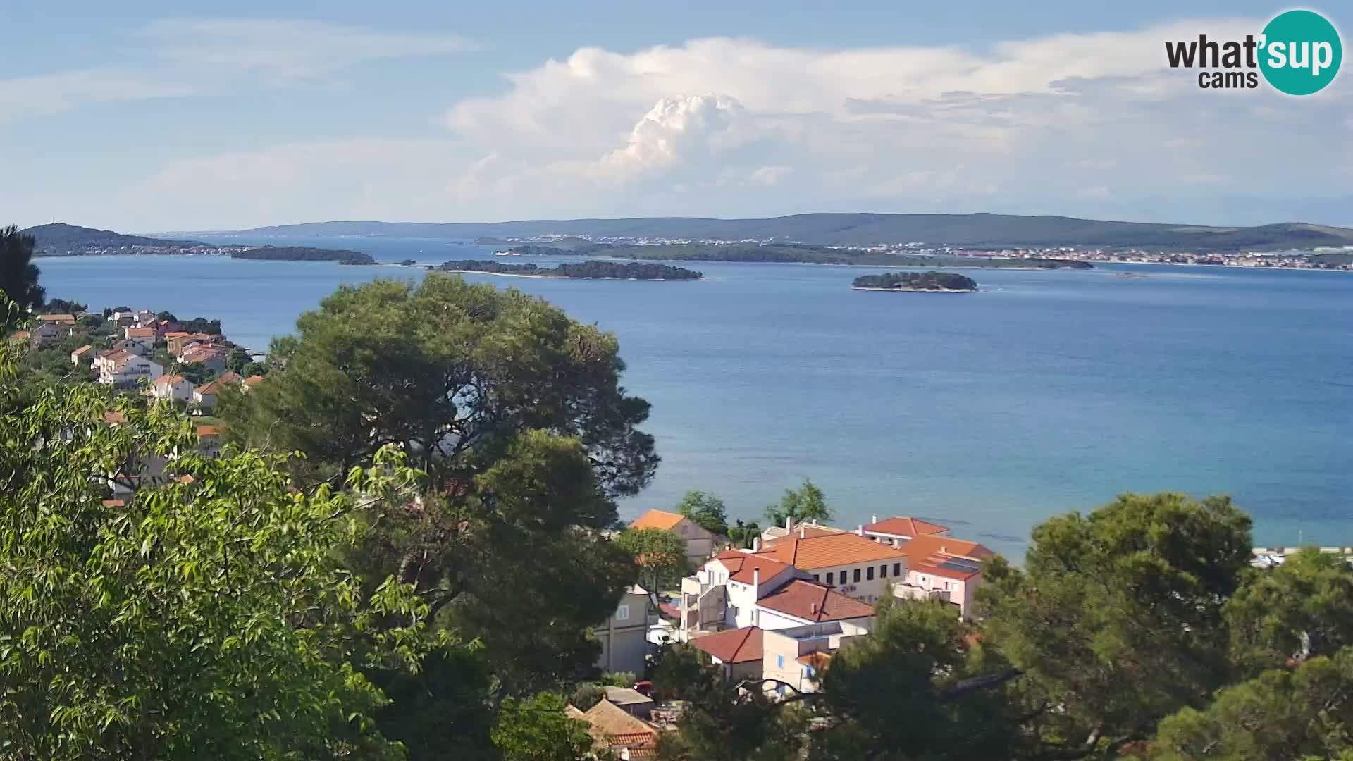 Tkon – Kalvarija – pogled na Pašmanski kanal