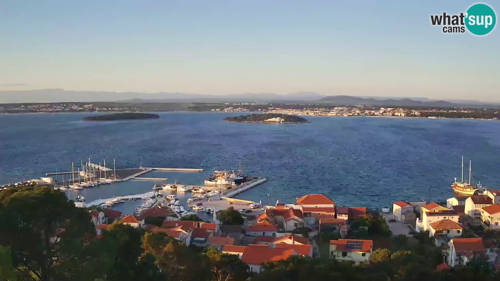 Tkon – Kalvaria – panorama del canale di Pašman
