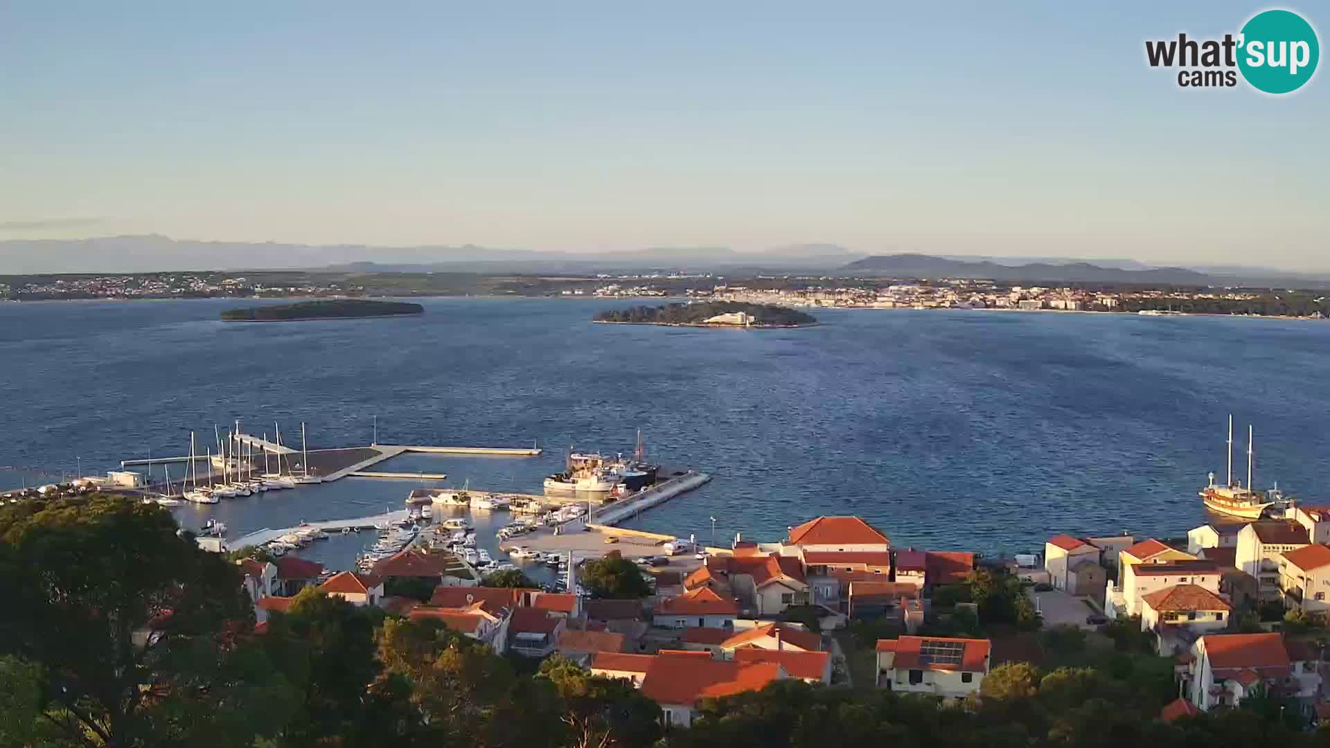 Tkon – Kalvaria – panorama del canale di Pašman