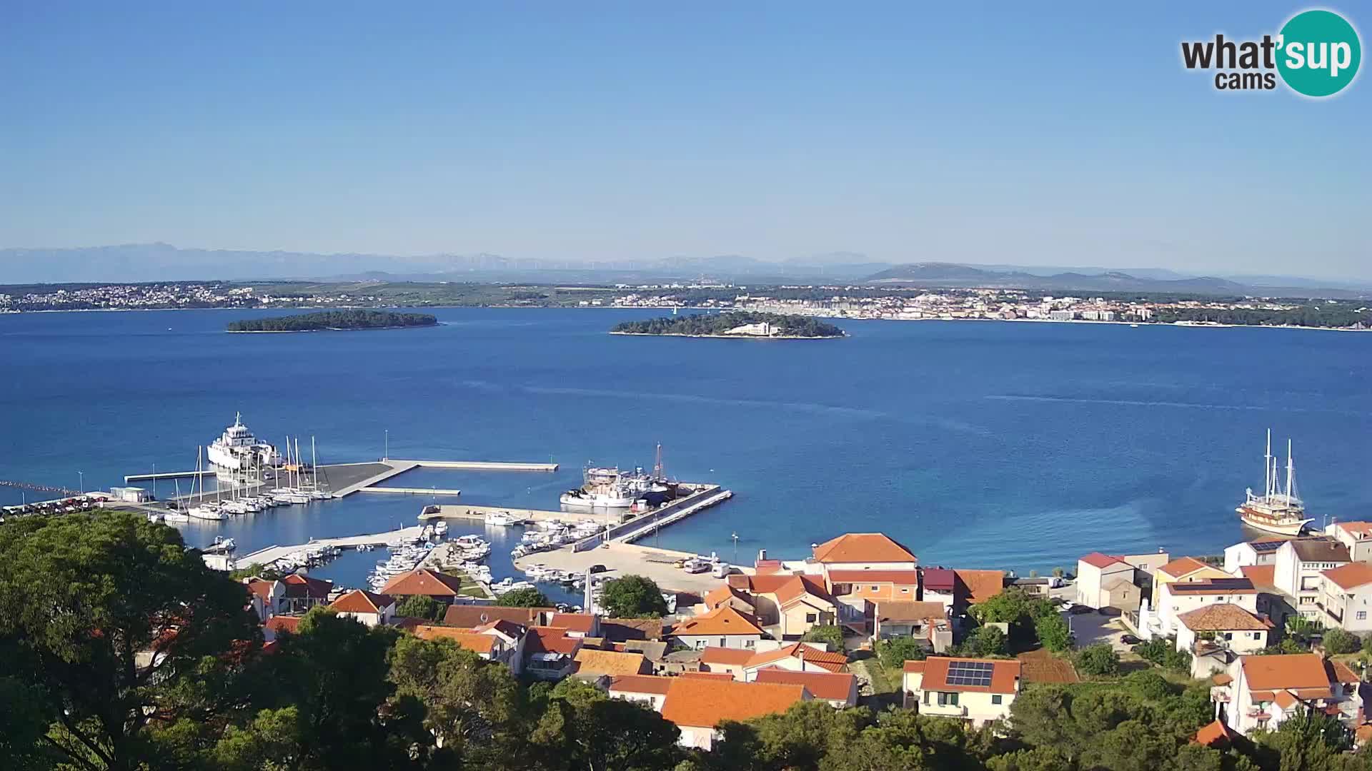 Tkon – Kalvaria – Blick auf Pašman Kanal