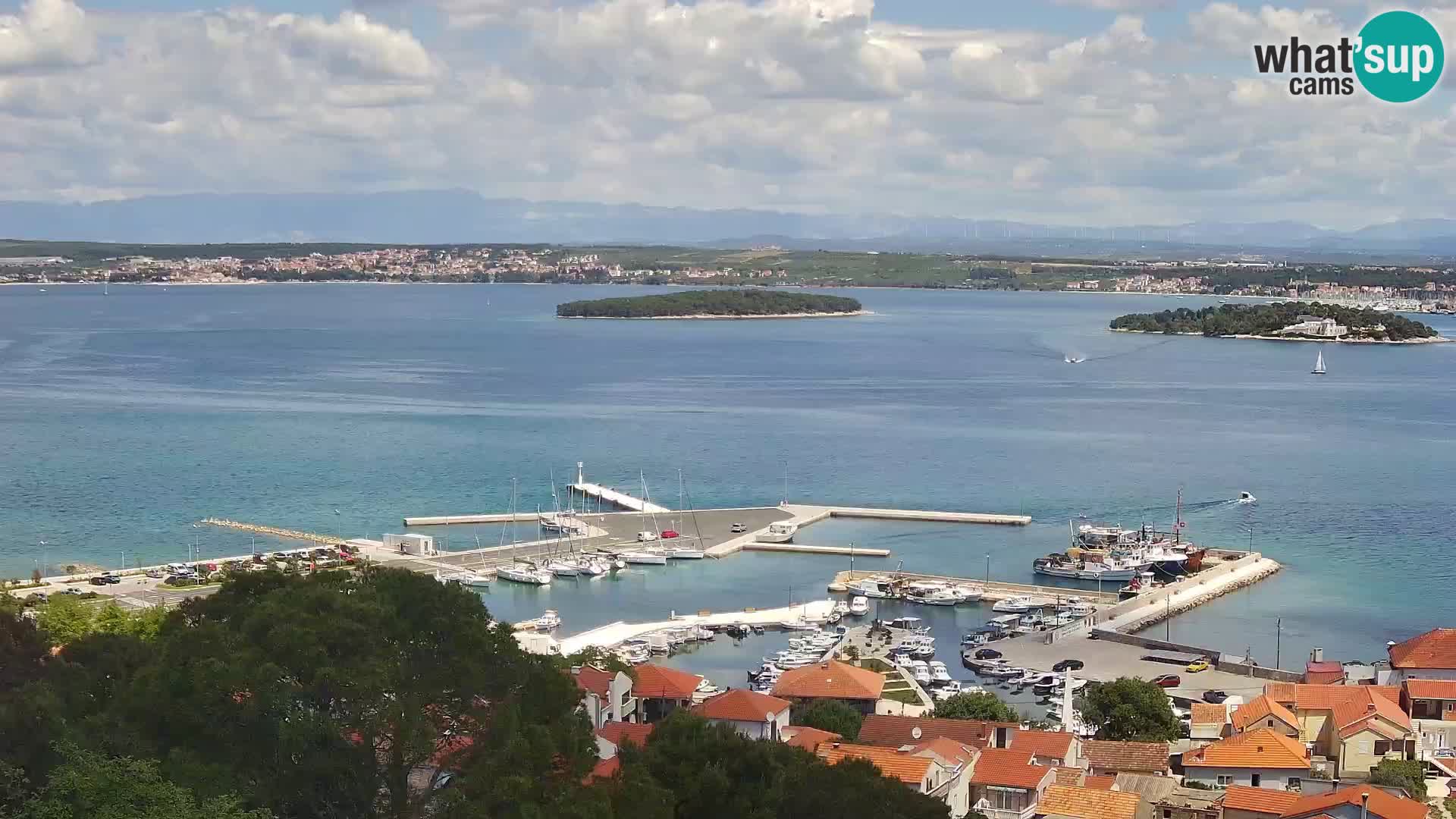 Tkon – Kalvarija – pogled na Pašmanski kanal