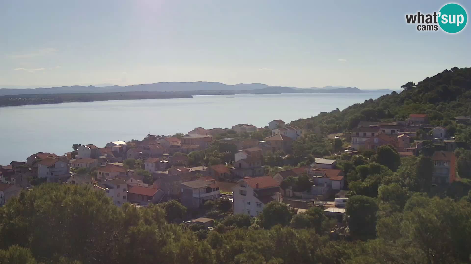 Tkon – Kalvaria – Blick auf Pašman Kanal