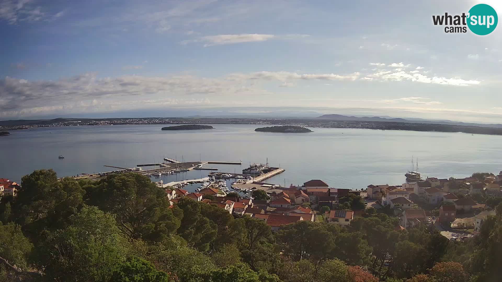 Tkon – Kalvaria – Blick auf Pašman Kanal