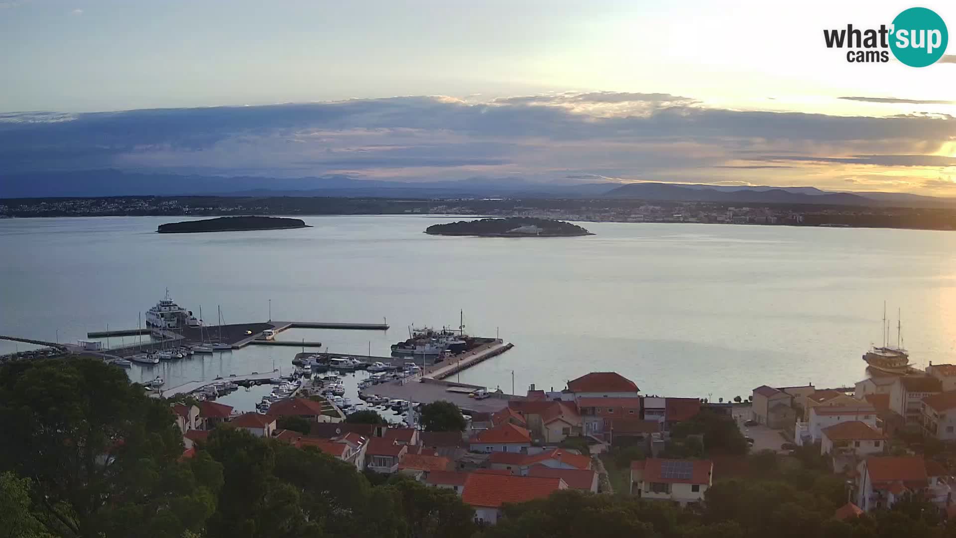 Tkon – Kalvaria – vista del canal de Pašman