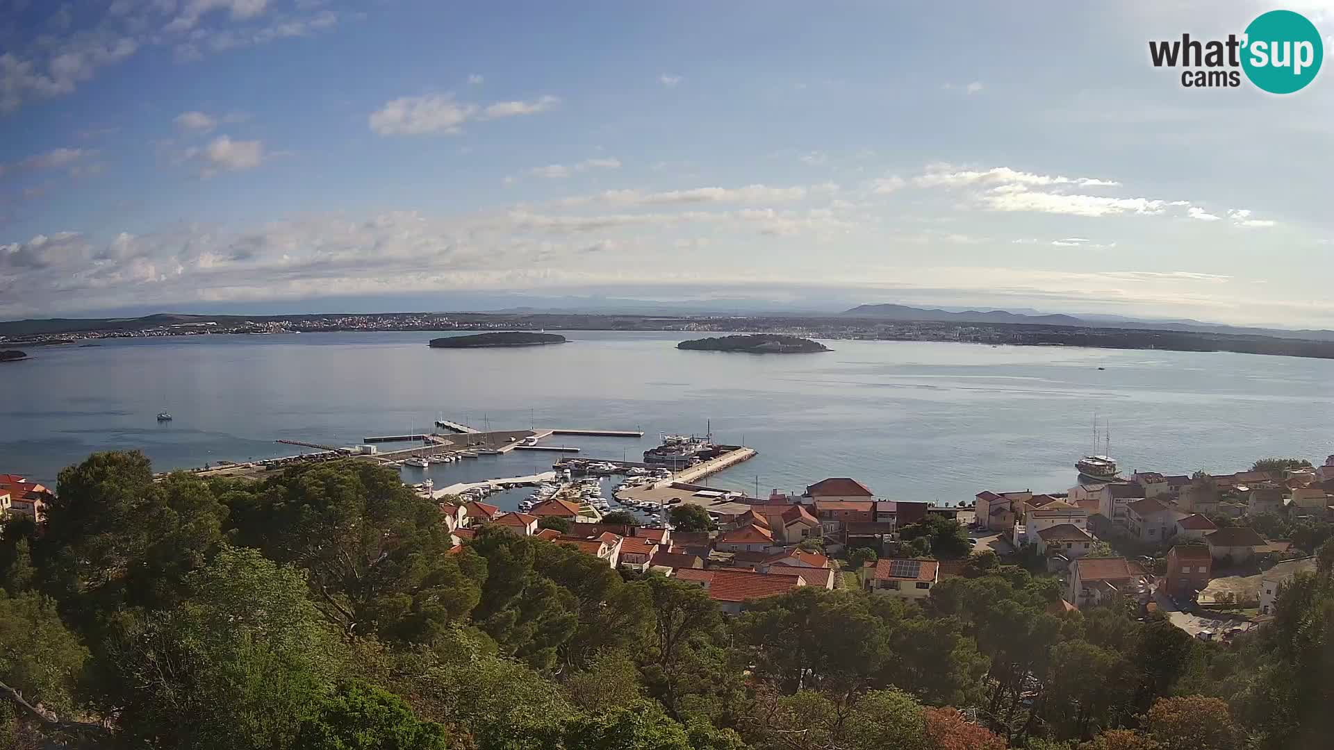 Tkon – Kalvaria – Blick auf Pašman Kanal