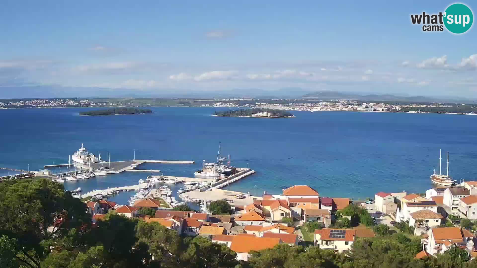 Tkon – Kalvaria – panorama del canale di Pašman