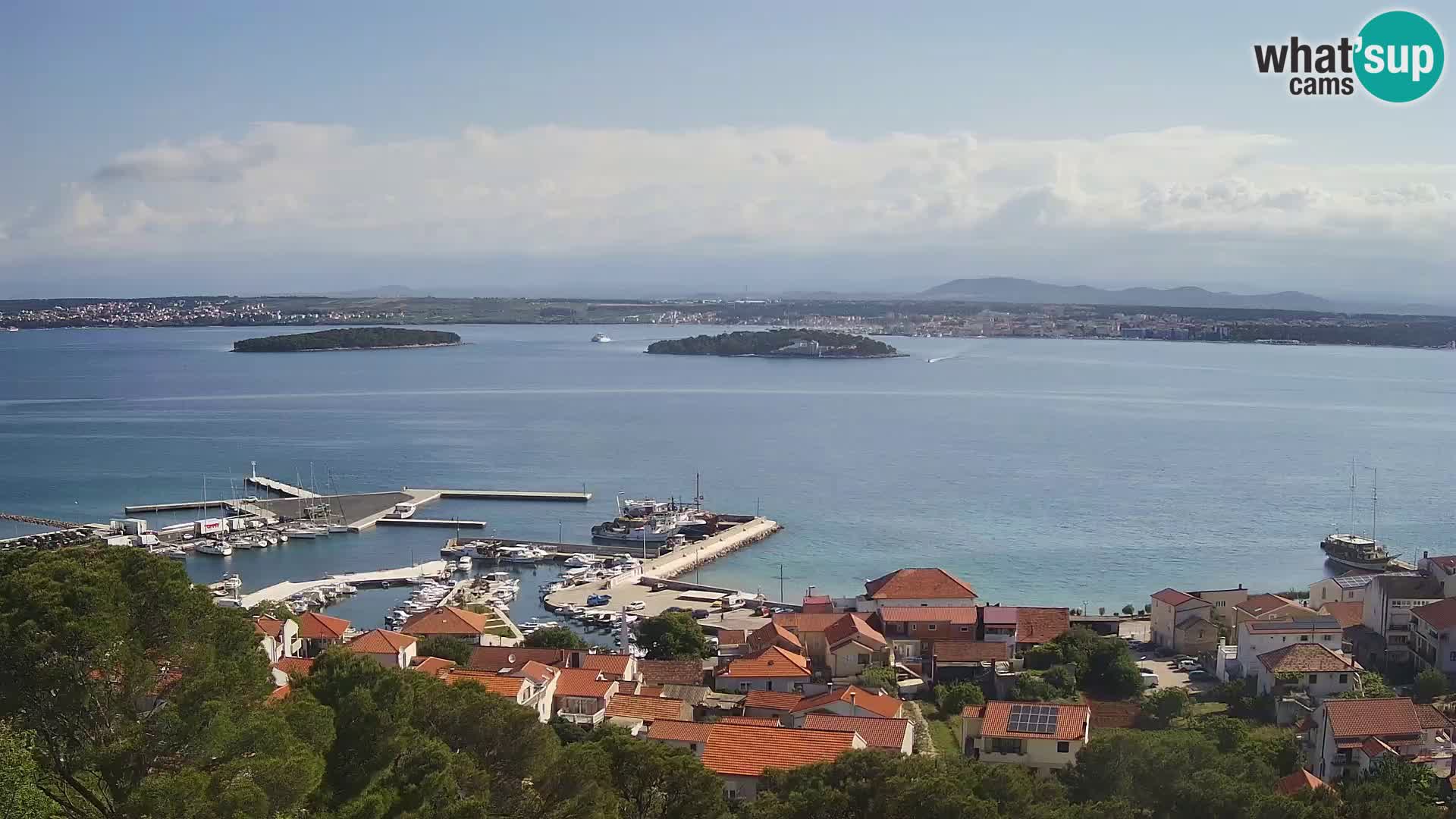Tkon – Kalvarija – vue sur le canal Pašman