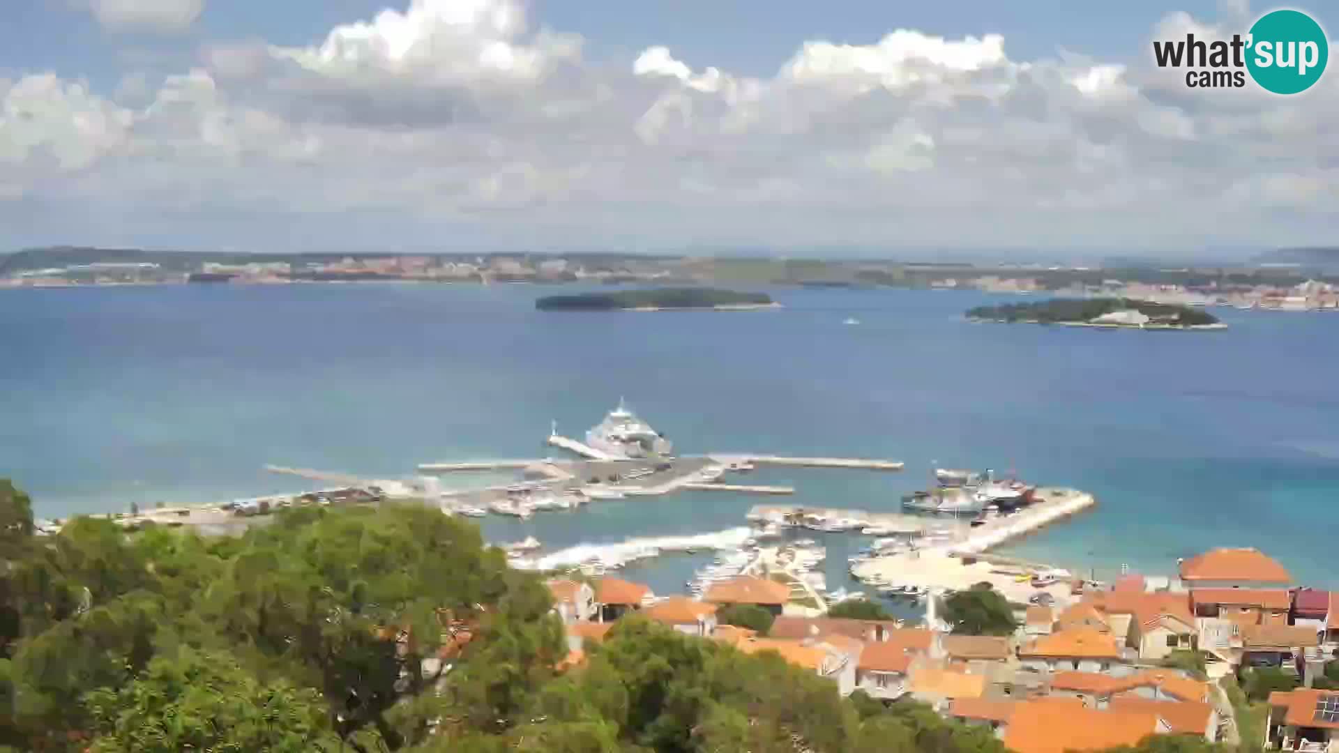 Tkon – Kalvaria – Blick auf Pašman Kanal