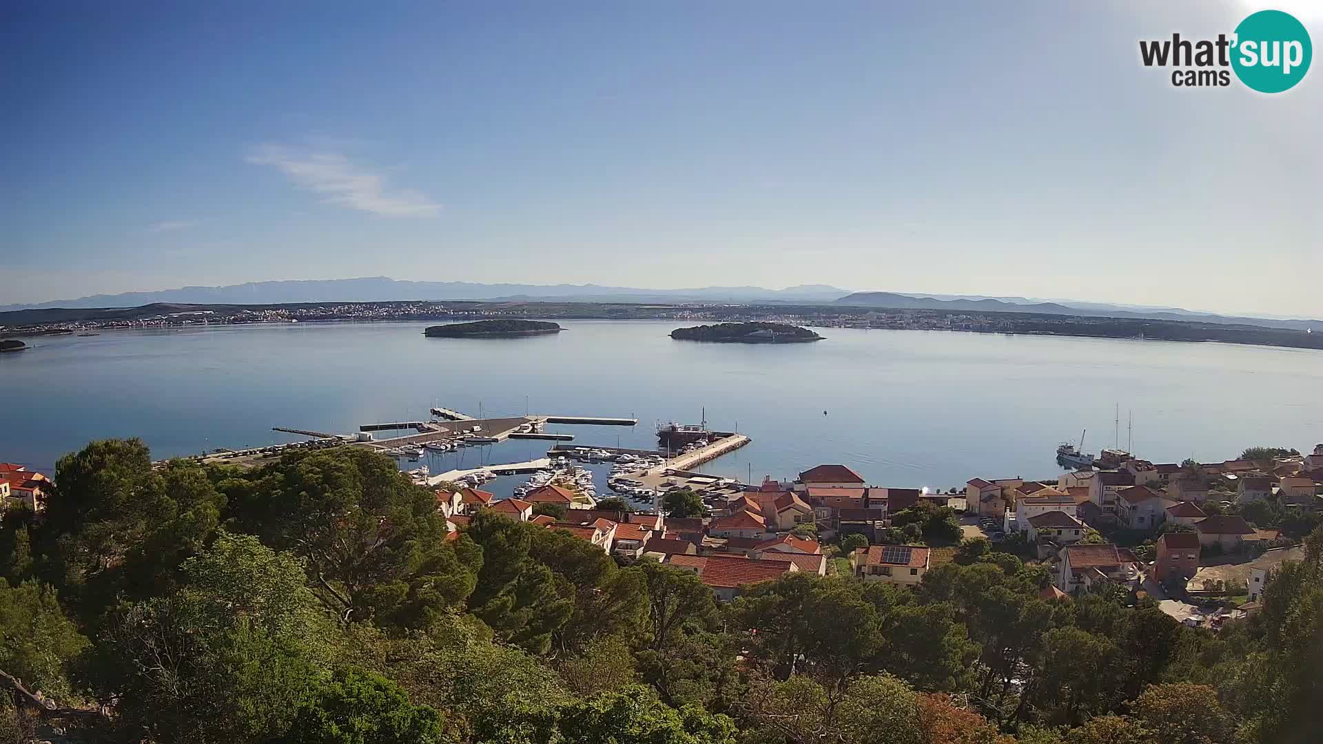 Tkon – Kalvaria – Blick auf Pašman Kanal