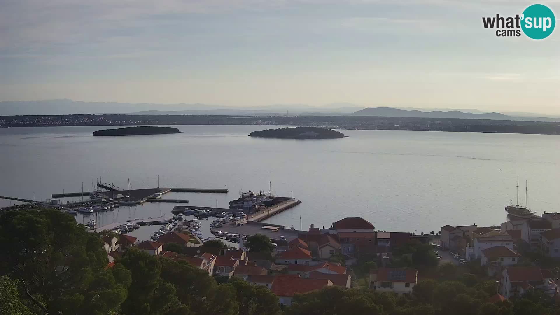 Tkon – Kalvarija – vue sur le canal Pašman