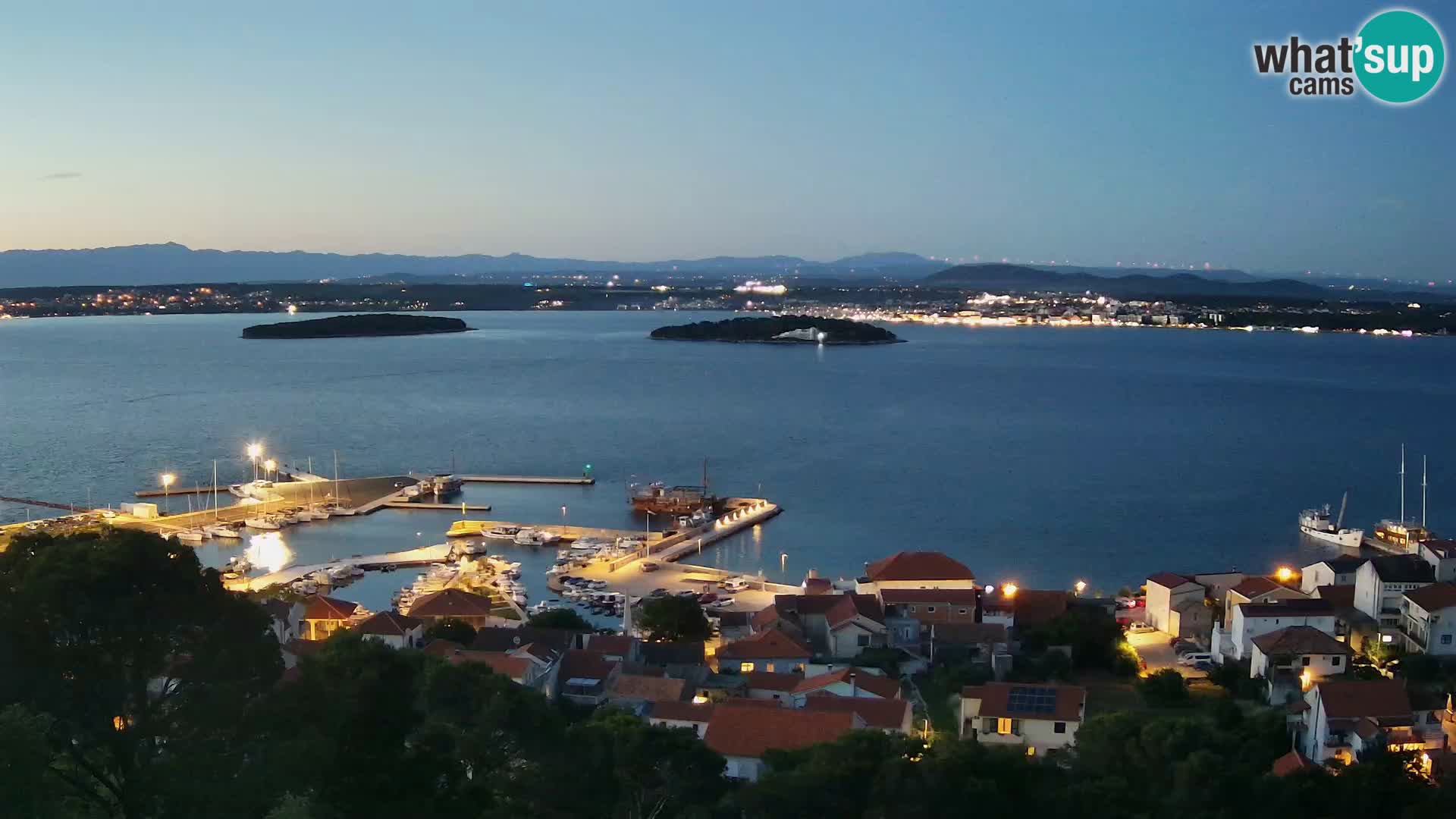 Tkon – Kalvarija – pogled na Pašmanski kanal