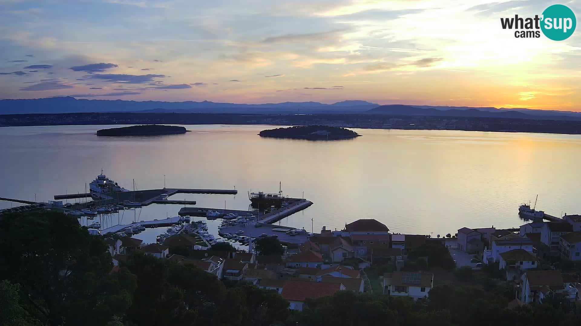 Tkon – Kalvaria – vista del canal de Pašman