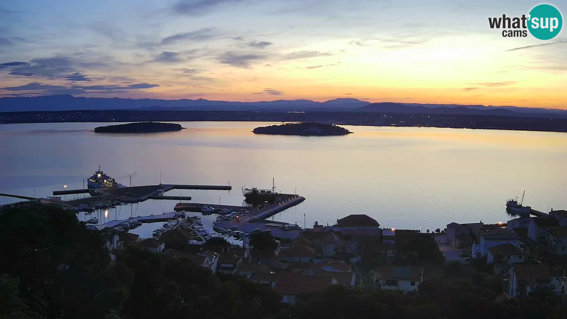 Tkon – Kalvarija – vue sur le canal Pašman