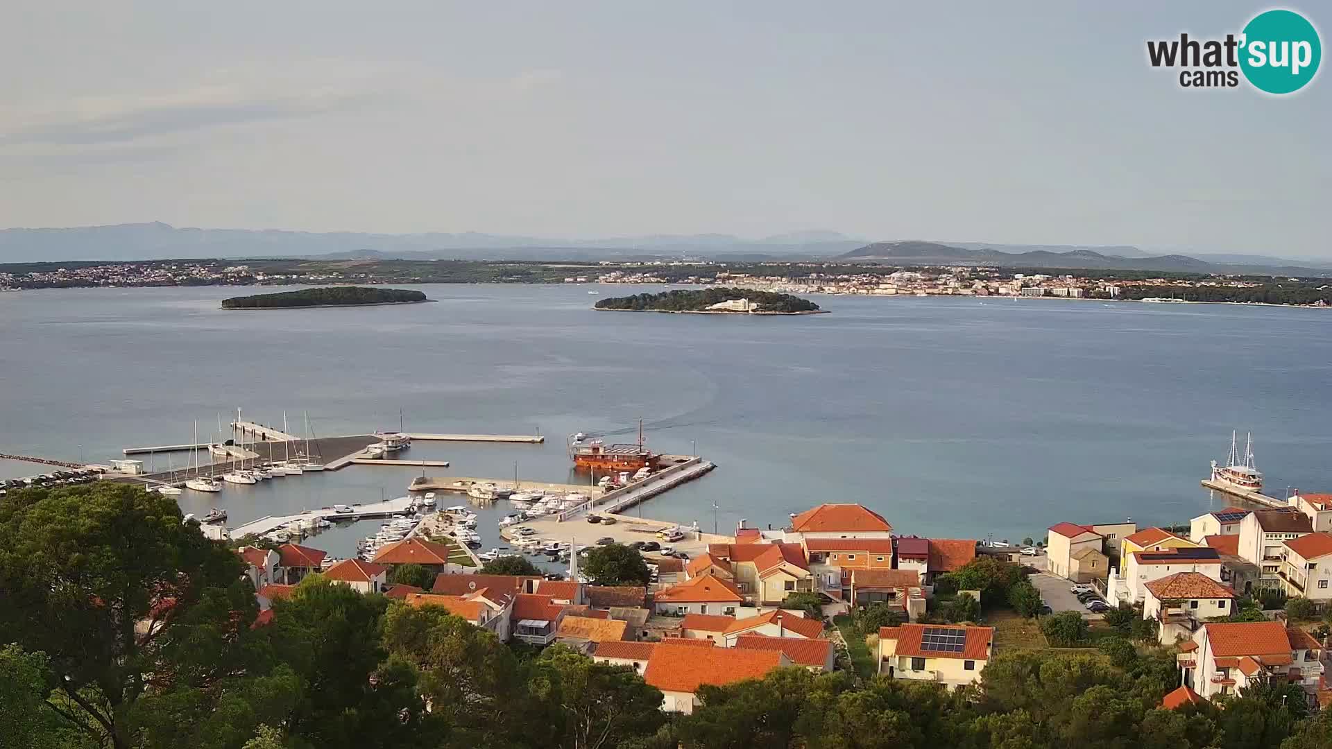 Tkon – Kalvaria – Blick auf Pašman Kanal