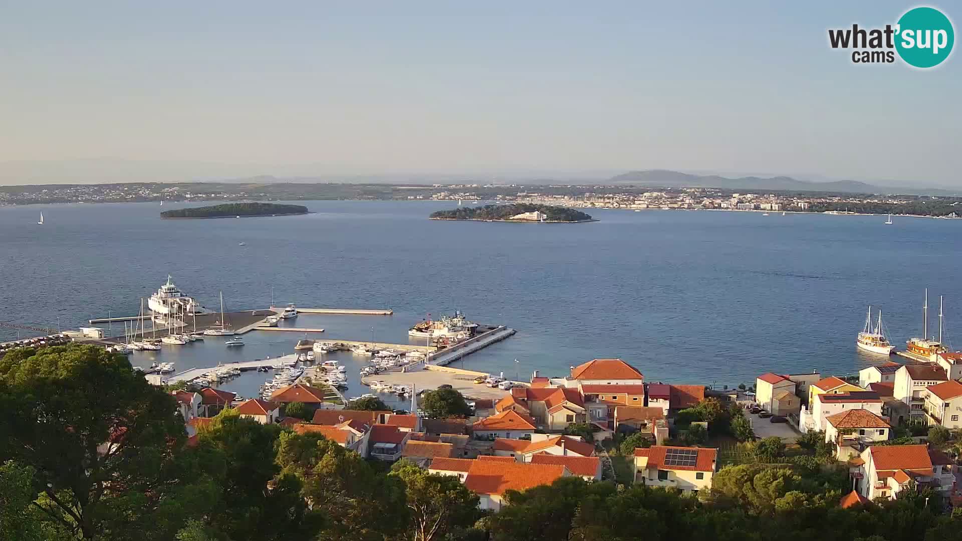Tkon – Kalvaria – panorama del canale di Pašman