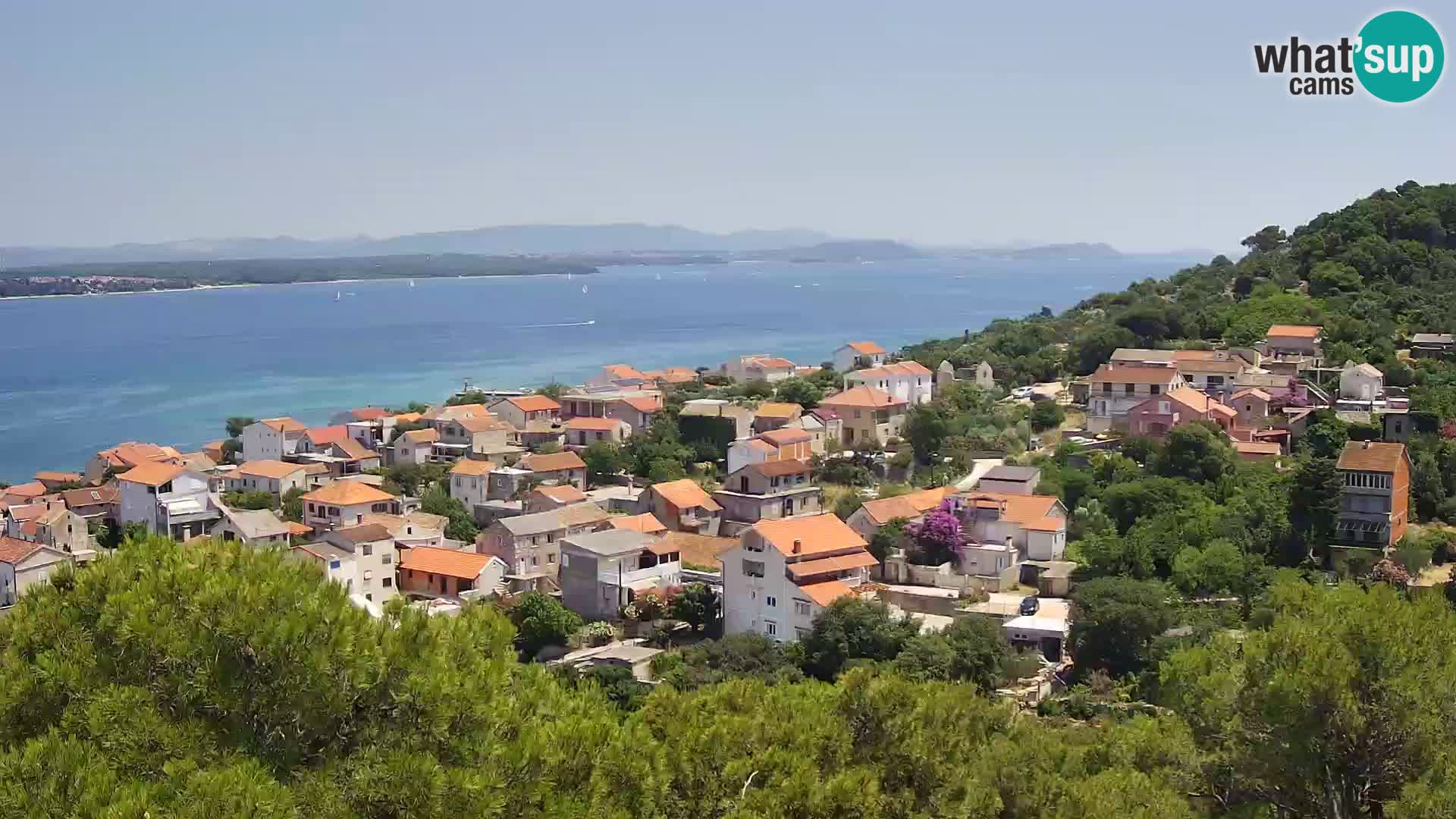Tkon – Kalvaria – view of Pašman channel