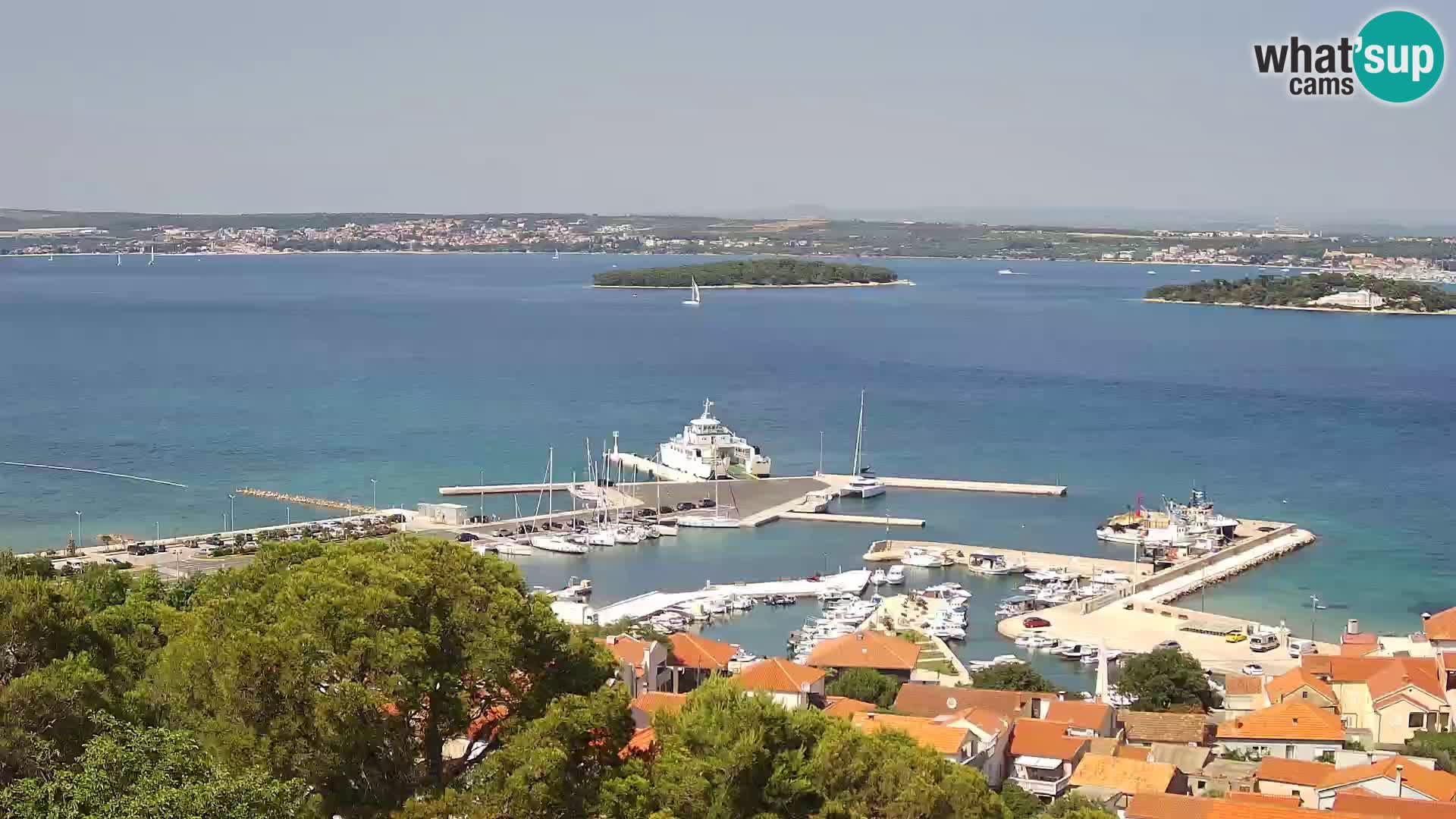Tkon – Kalvaria – view of Pašman channel