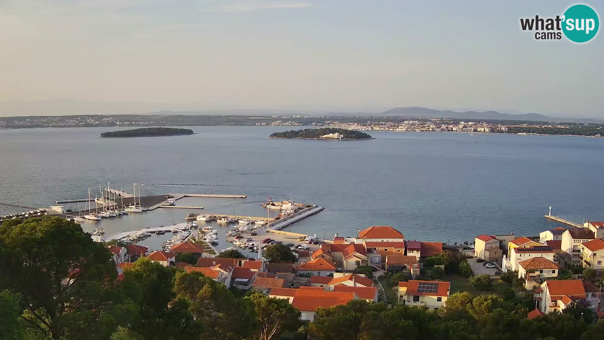 Tkon – Kalvaria – Blick auf Pašman Kanal