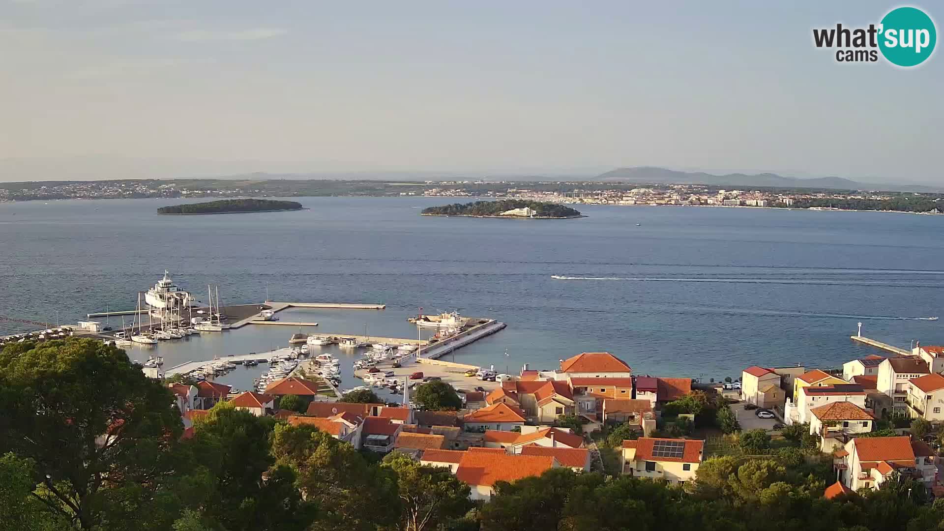 Tkon – Kalvaria – view of Pašman channel