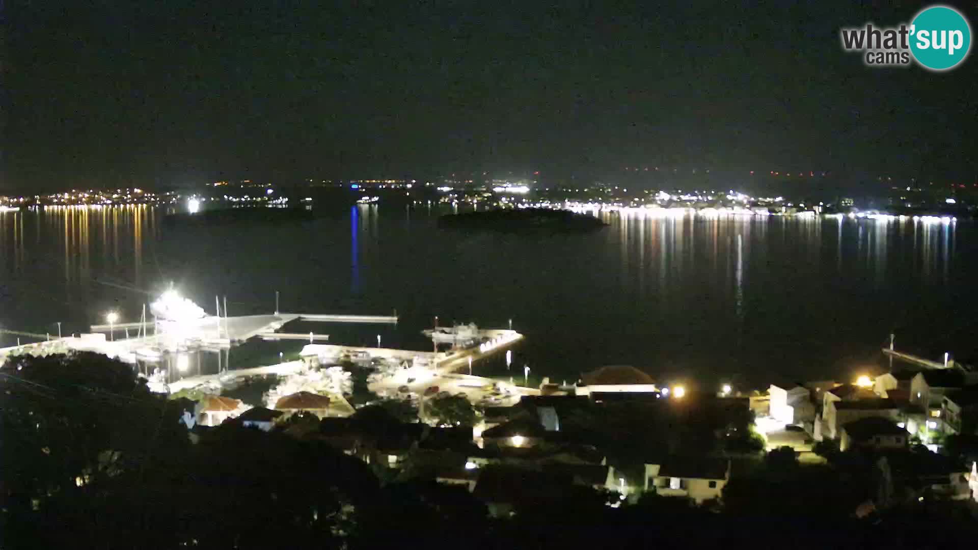Tkon – Kalvarija – pogled na Pašmanski kanal