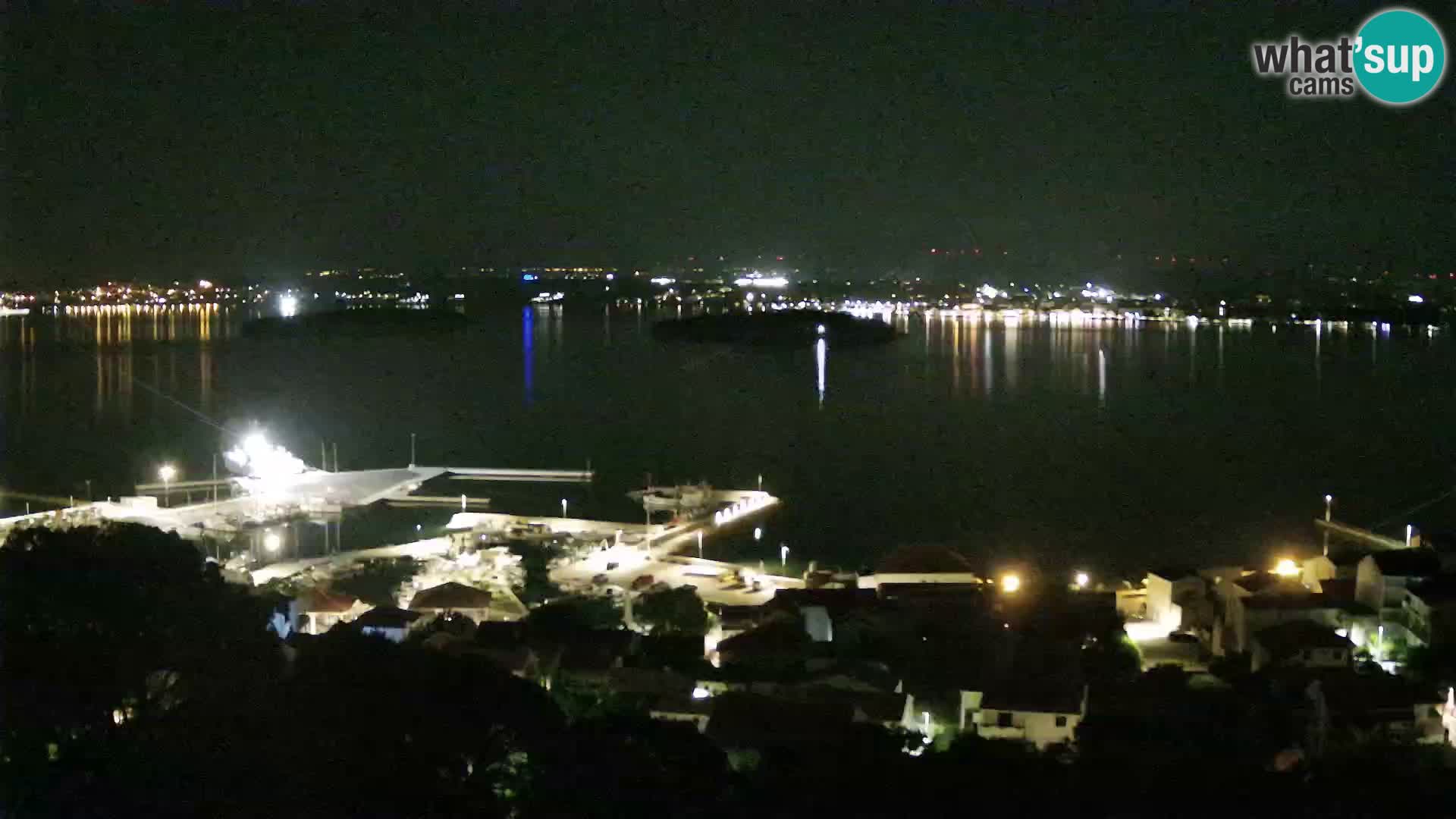 Tkon – Kalvarija – vue sur le canal Pašman