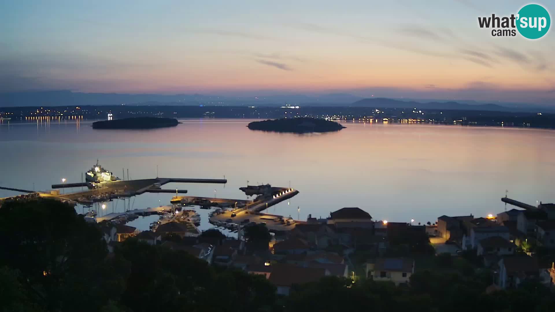 Tkon – Kalvarija – pogled na Pašmanski kanal