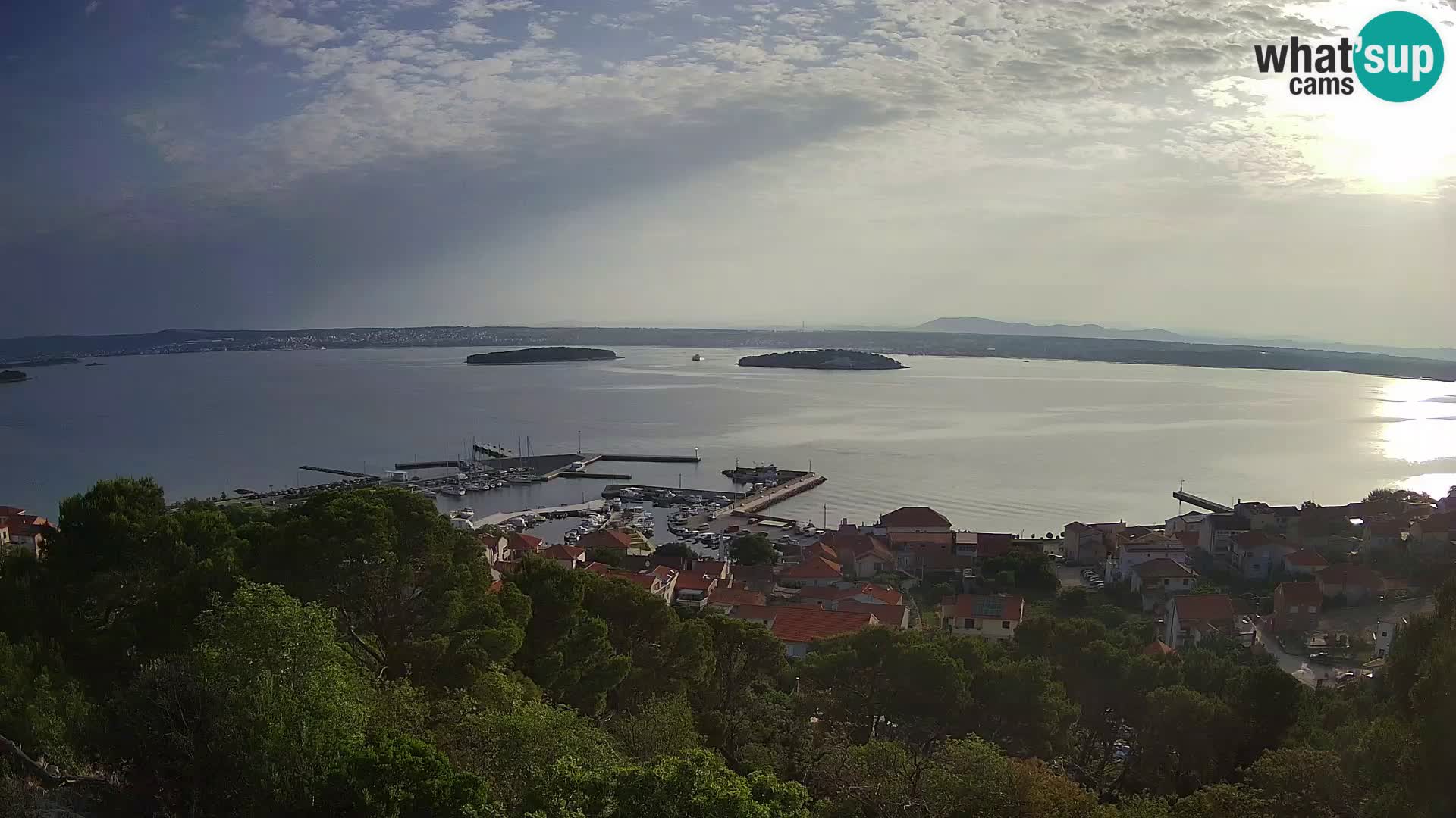 Tkon – Kalvarija – pogled na Pašmanski kanal