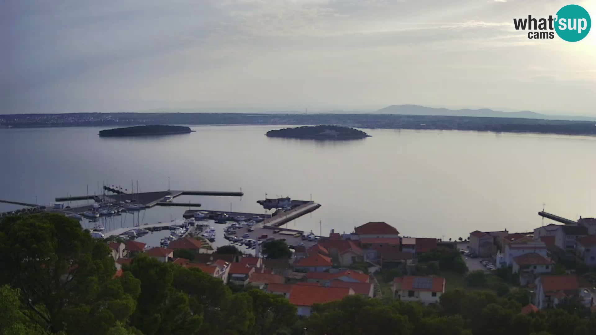 Tkon – Kalvarija – vue sur le canal Pašman