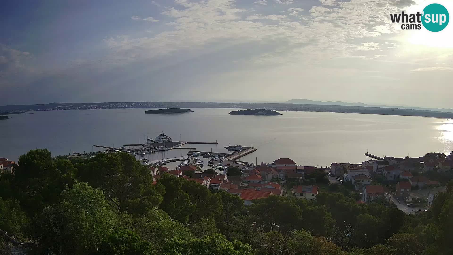 Tkon – Kalvarija – vue sur le canal Pašman