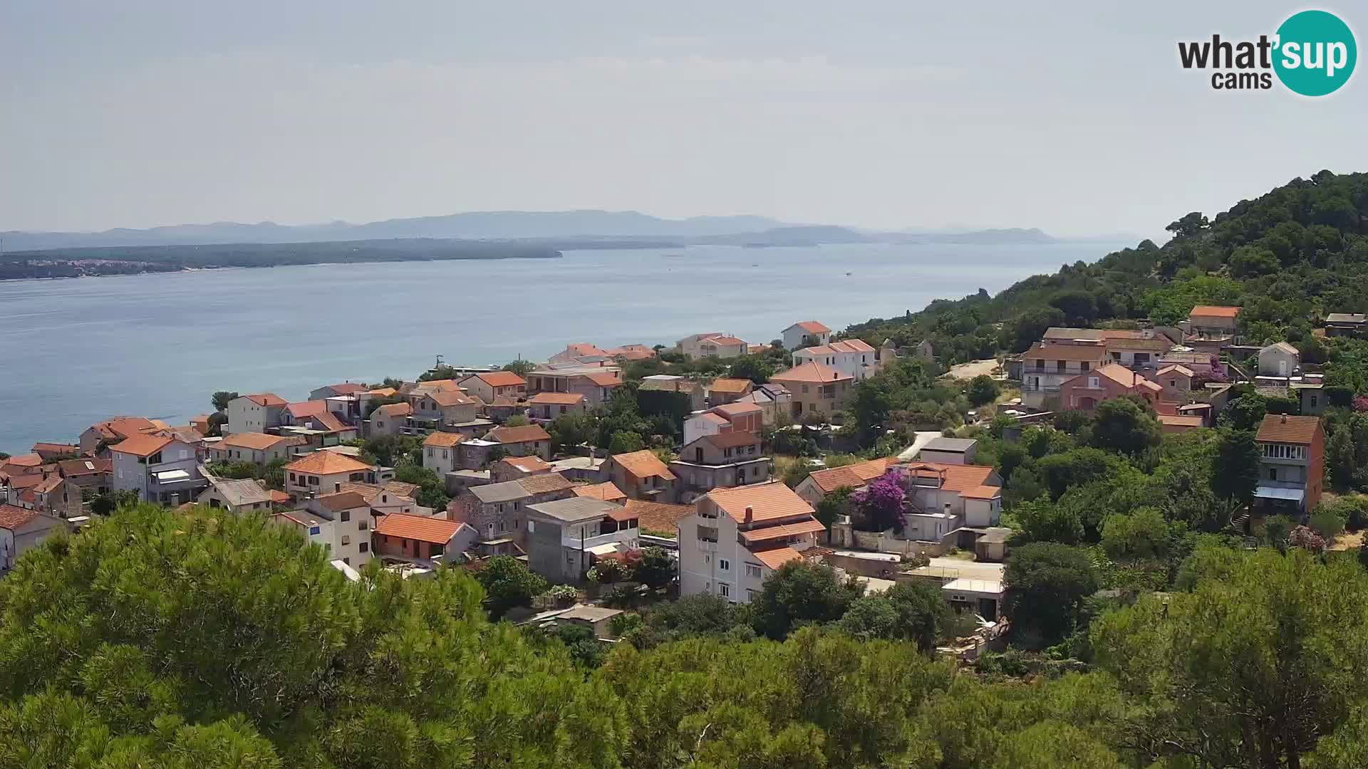Tkon – Kalvarija – pogled na Pašmanski kanal