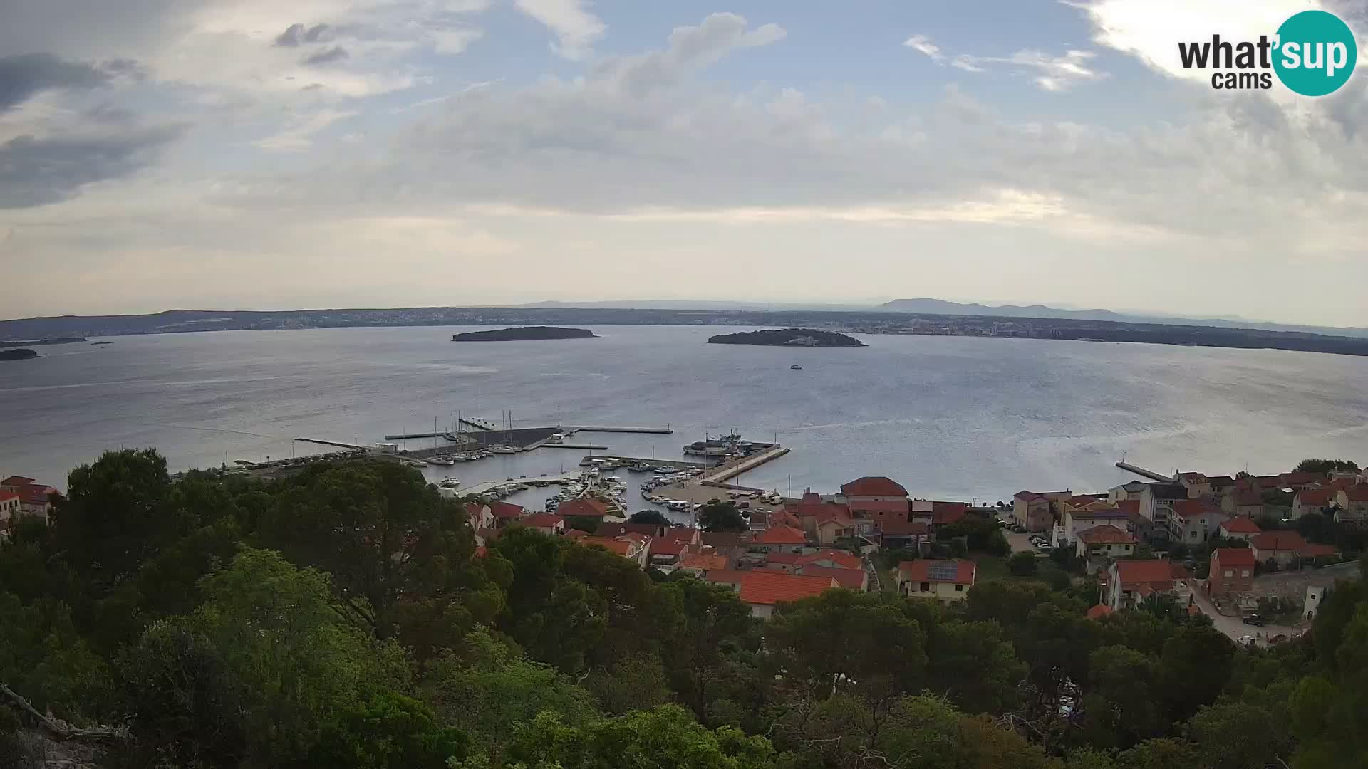 Tkon – Kalvaria – Blick auf Pašman Kanal