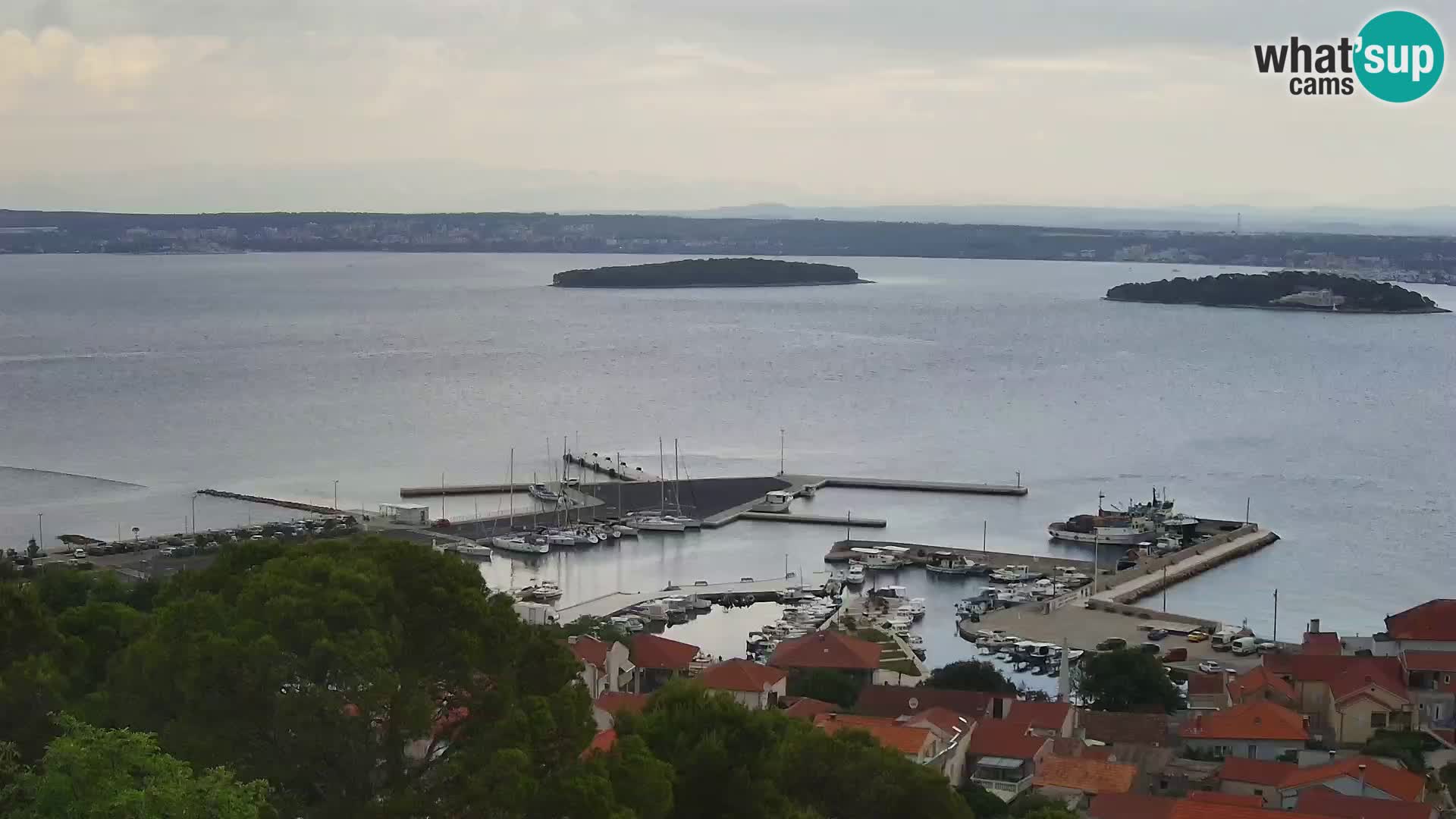 Tkon – Kalvarija – vue sur le canal Pašman