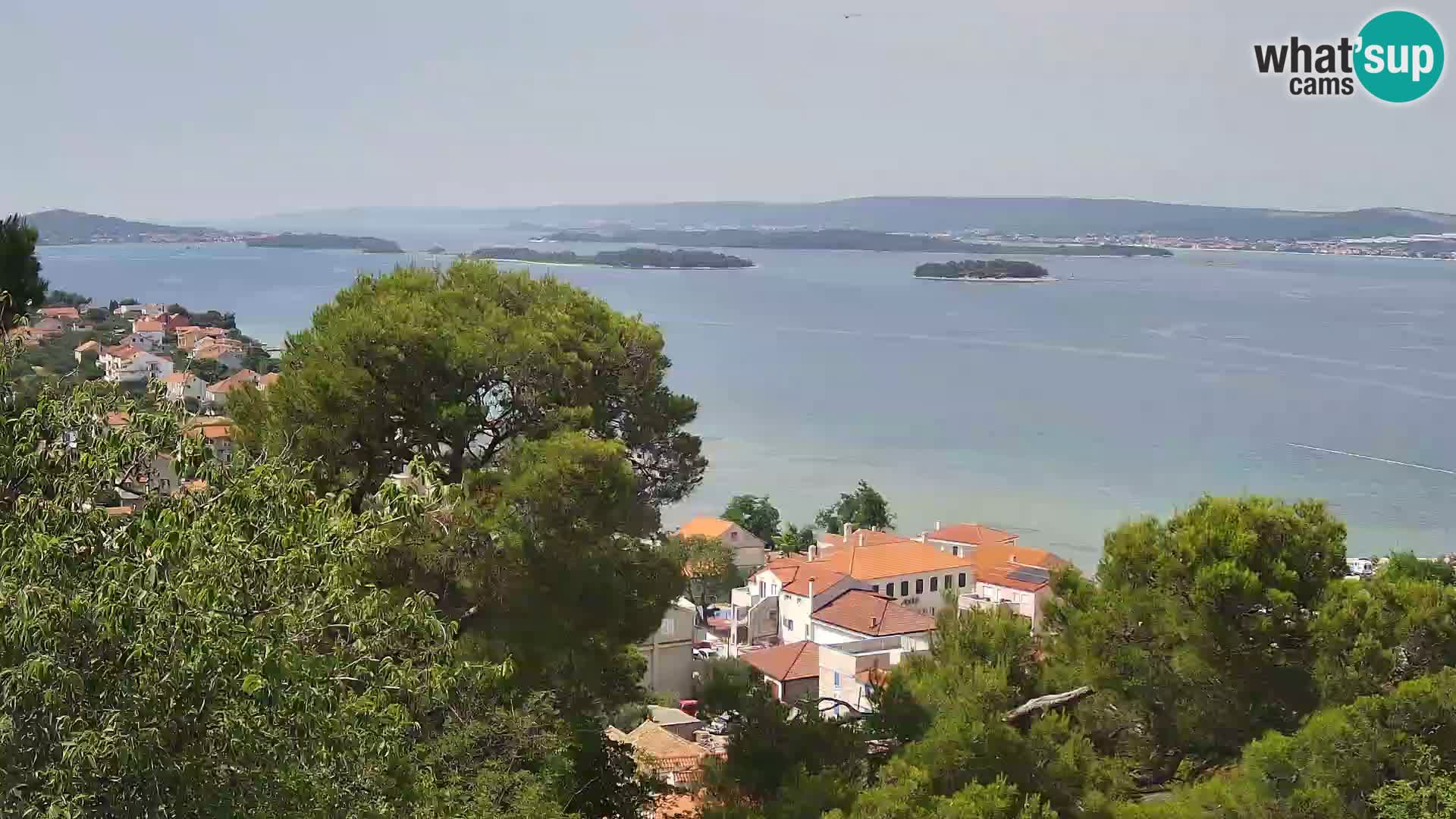 Tkon – Kalvarija – pogled na Pašmanski kanal