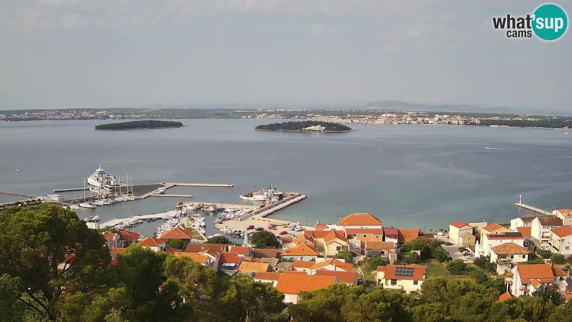 Tkon – Kalvaria – vista del canal de Pašman