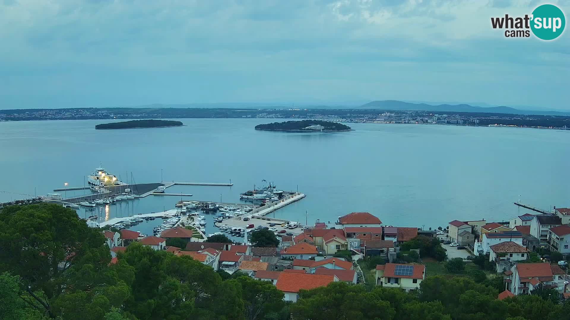 Tkon – Kalvaria – panorama del canale di Pašman