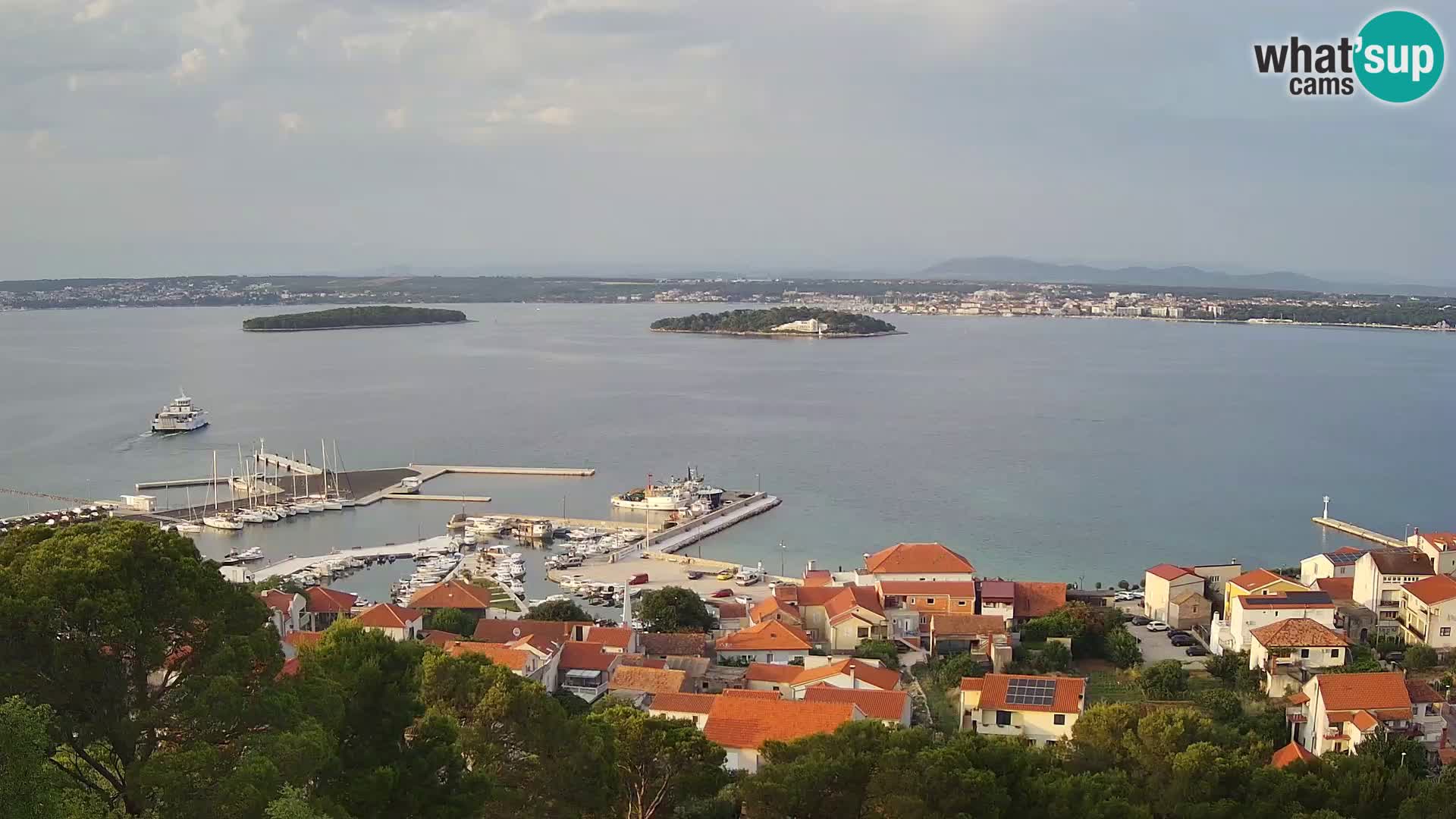 Tkon – Kalvaria – panorama del canale di Pašman