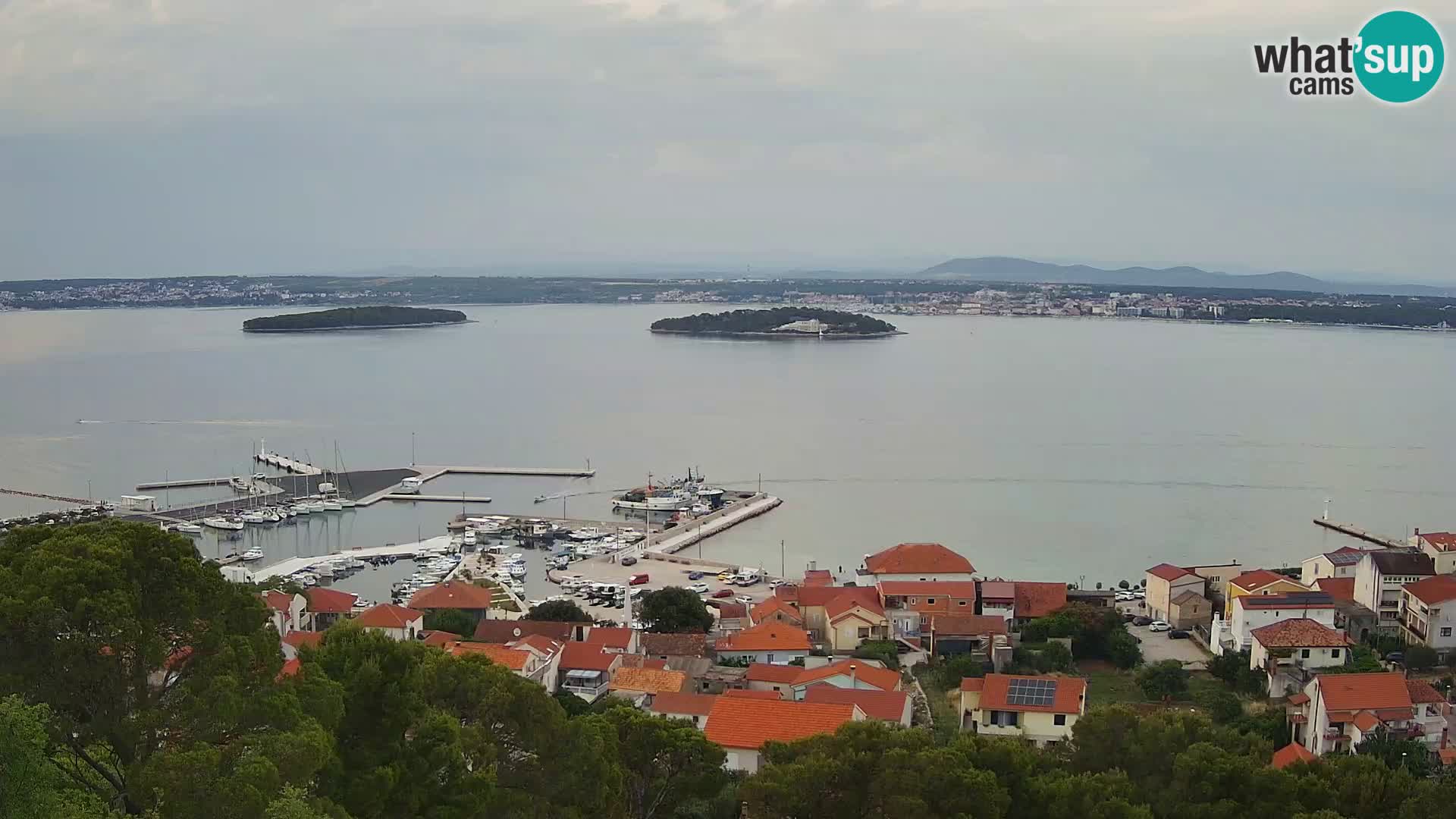 Tkon – Kalvaria – panorama del canale di Pašman