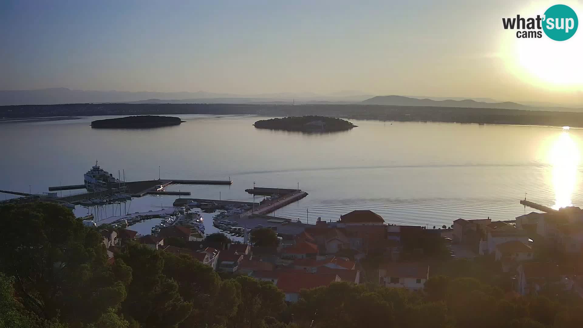 Tkon – Kalvaria – view of Pašman channel