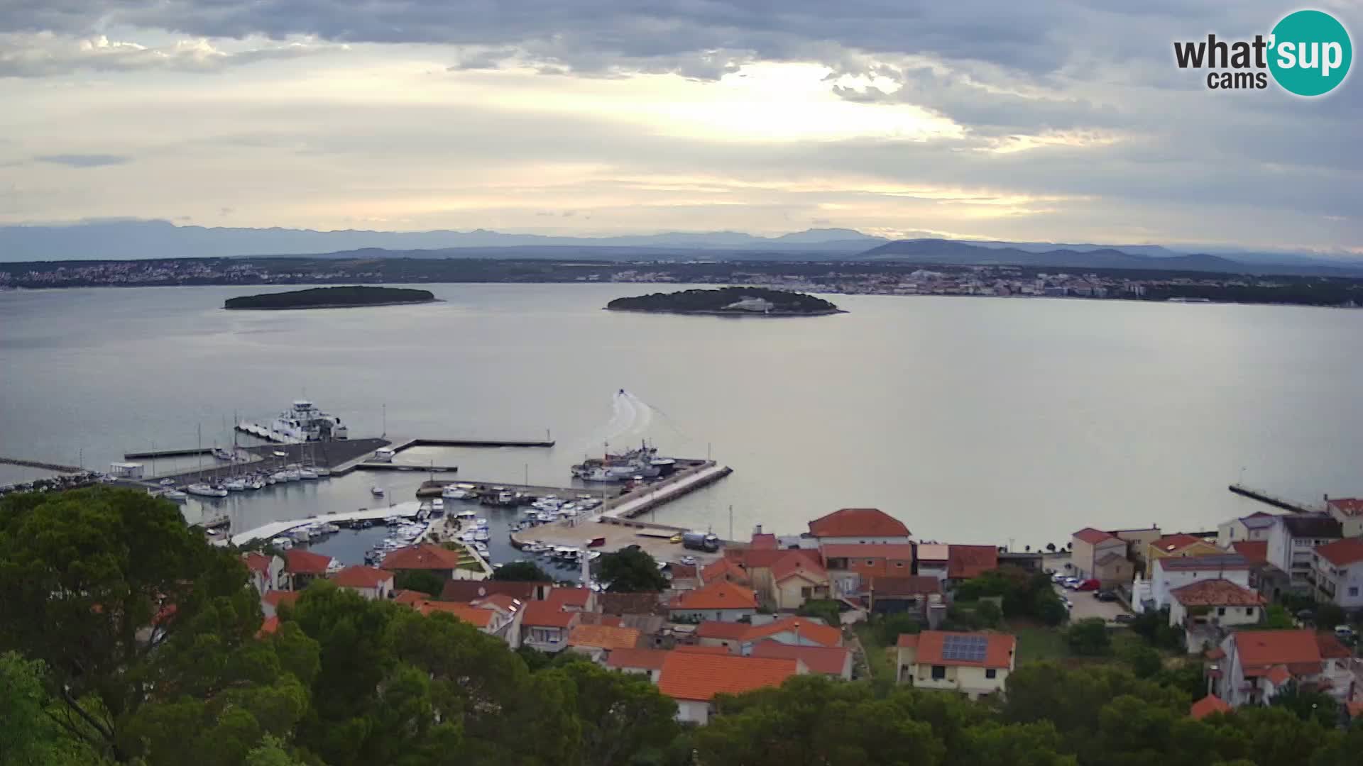Tkon – Kalvaria – view of Pašman channel