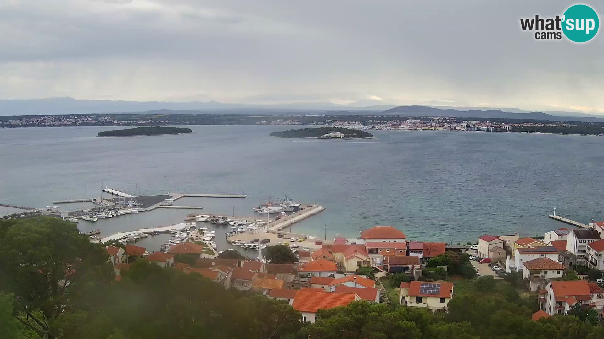 Tkon – Kalvaria – Blick auf Pašman Kanal