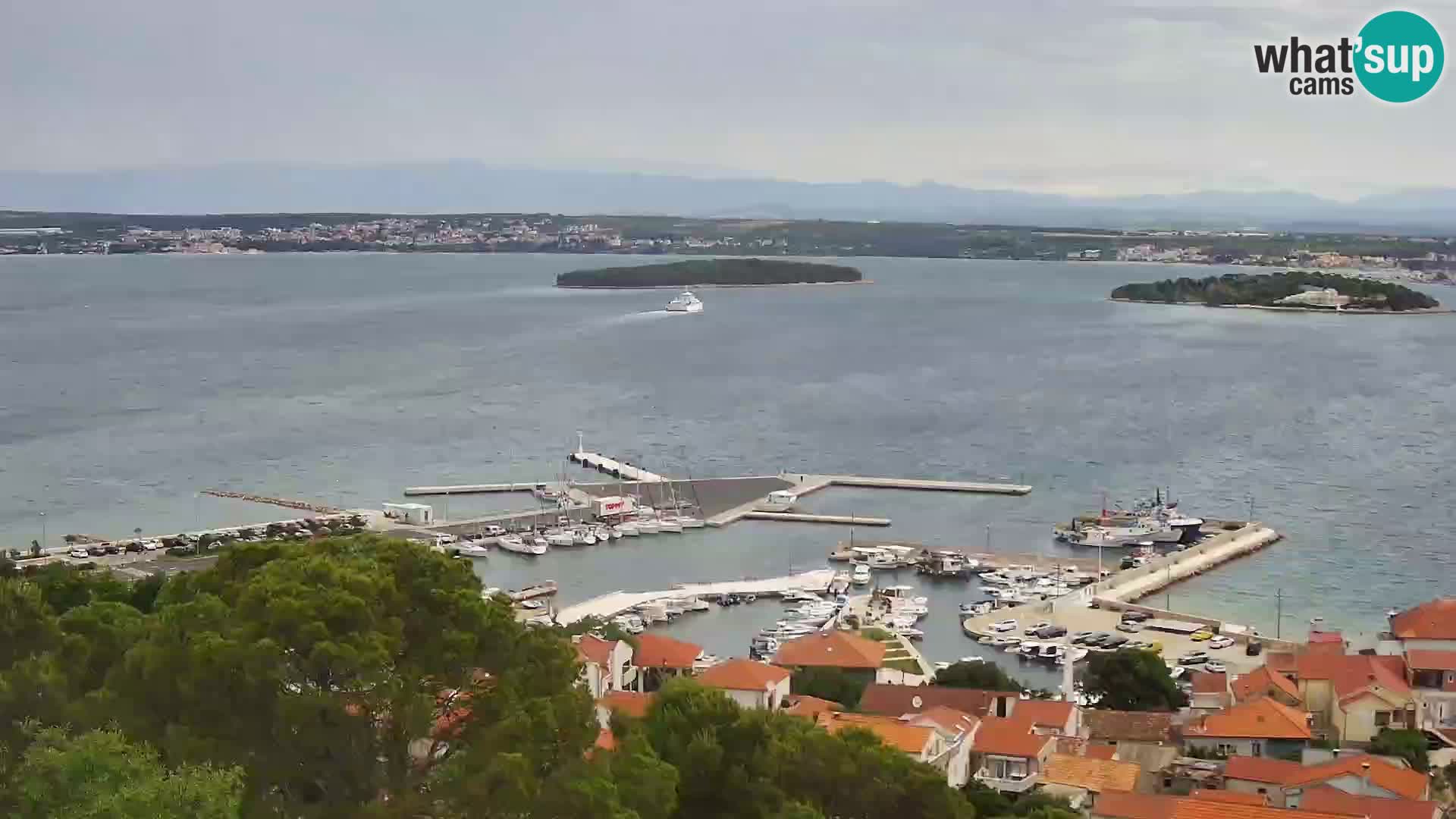 Tkon – Kalvaria – view of Pašman channel