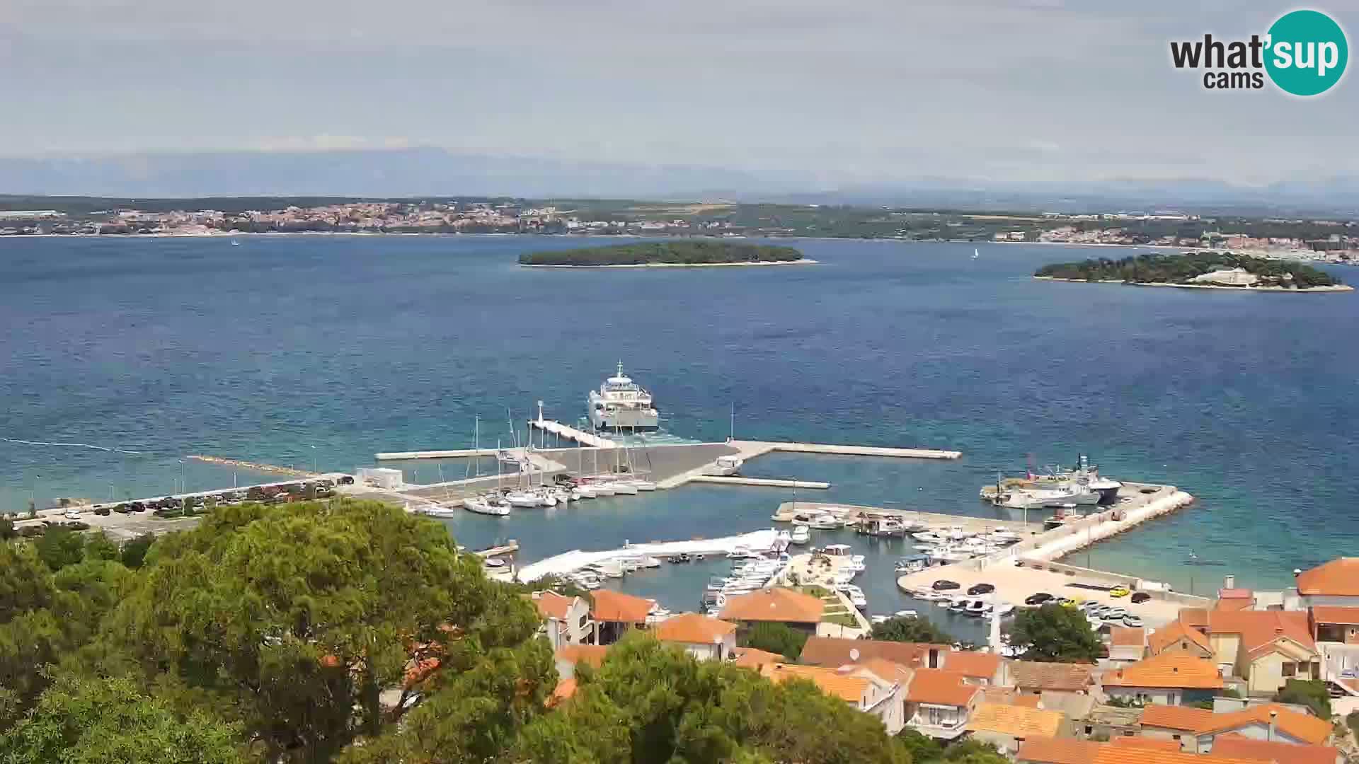 Tkon – Kalvaria – view of Pašman channel