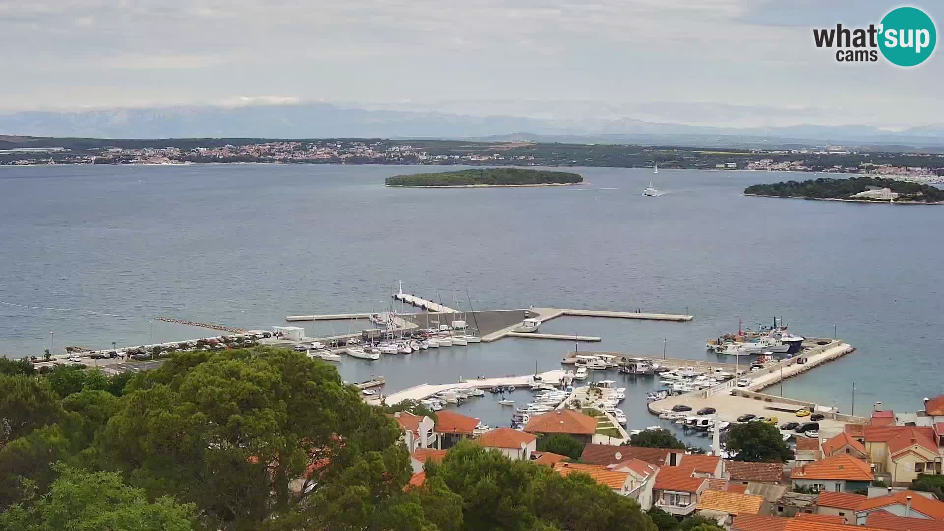 Tkon – Kalvaria – panorama del canale di Pašman